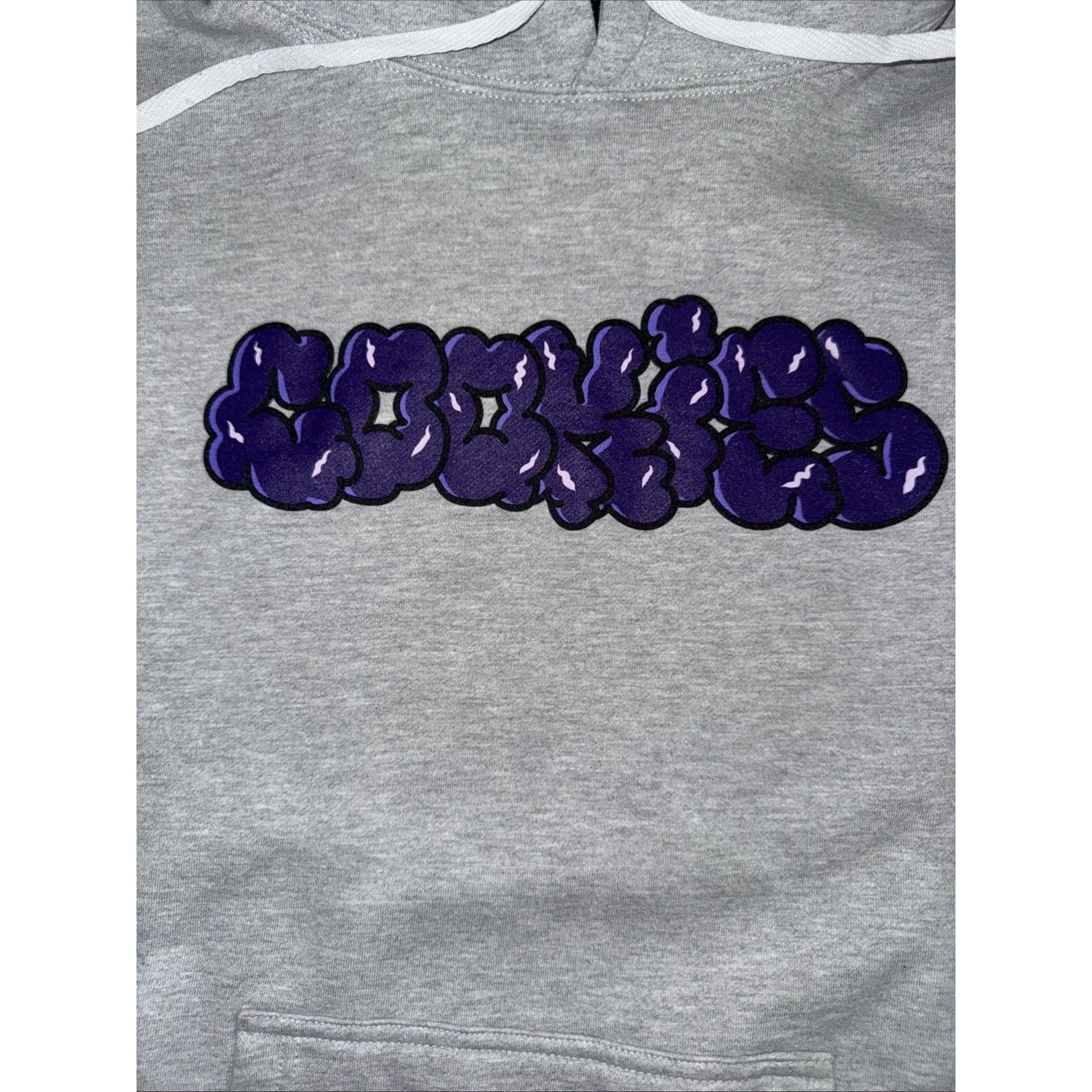 Cookies Cookie x MQIZM Graffiti Hoodie Grey L 23x27 Bubble Letter Size US L / EU 52-54 / 3 - 2 Thumbnail