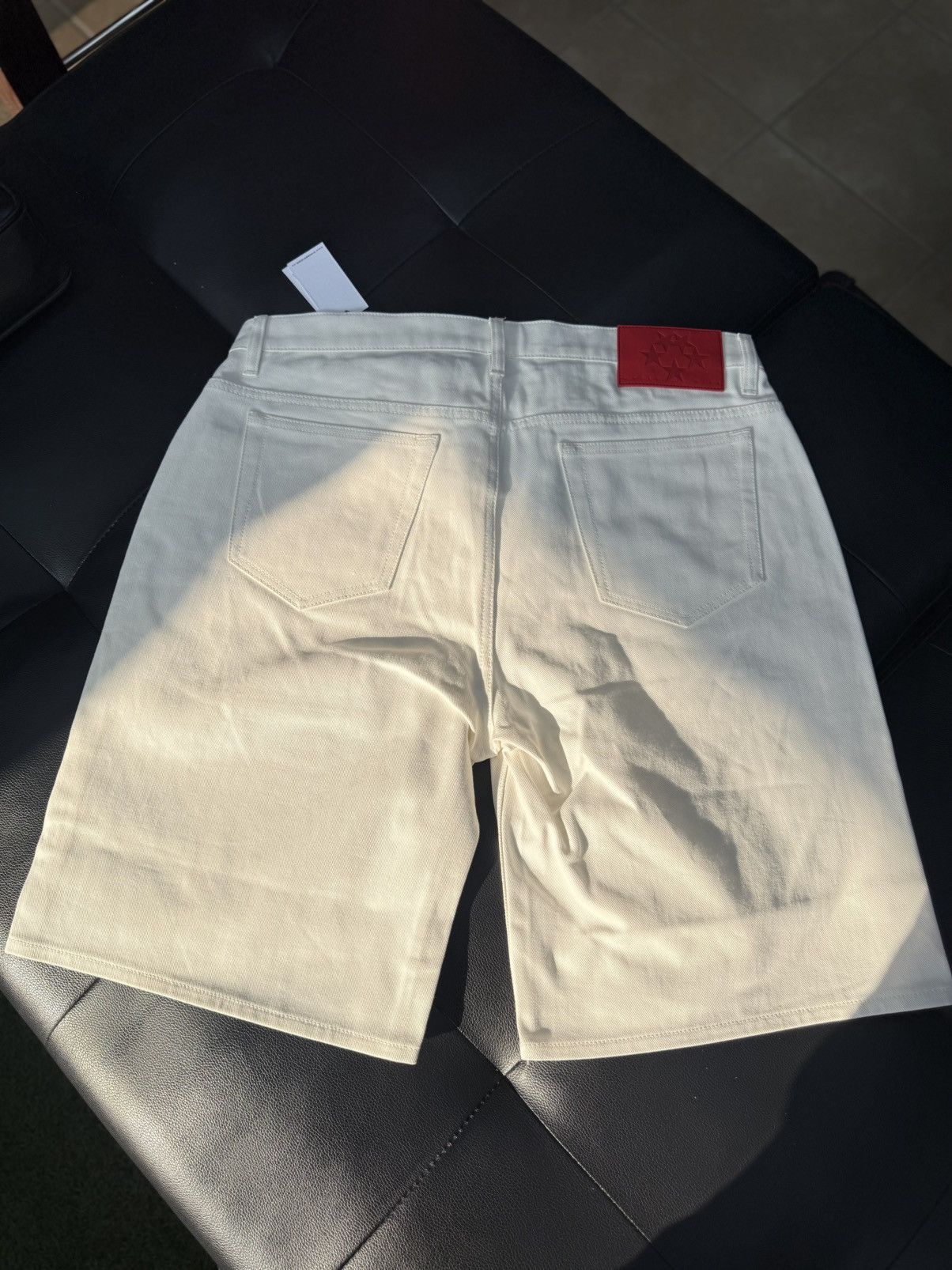 Sp5der Sp5der Jean Shorts White Size 34 (NEW) Size US 34 / EU 50 - 7 Thumbnail