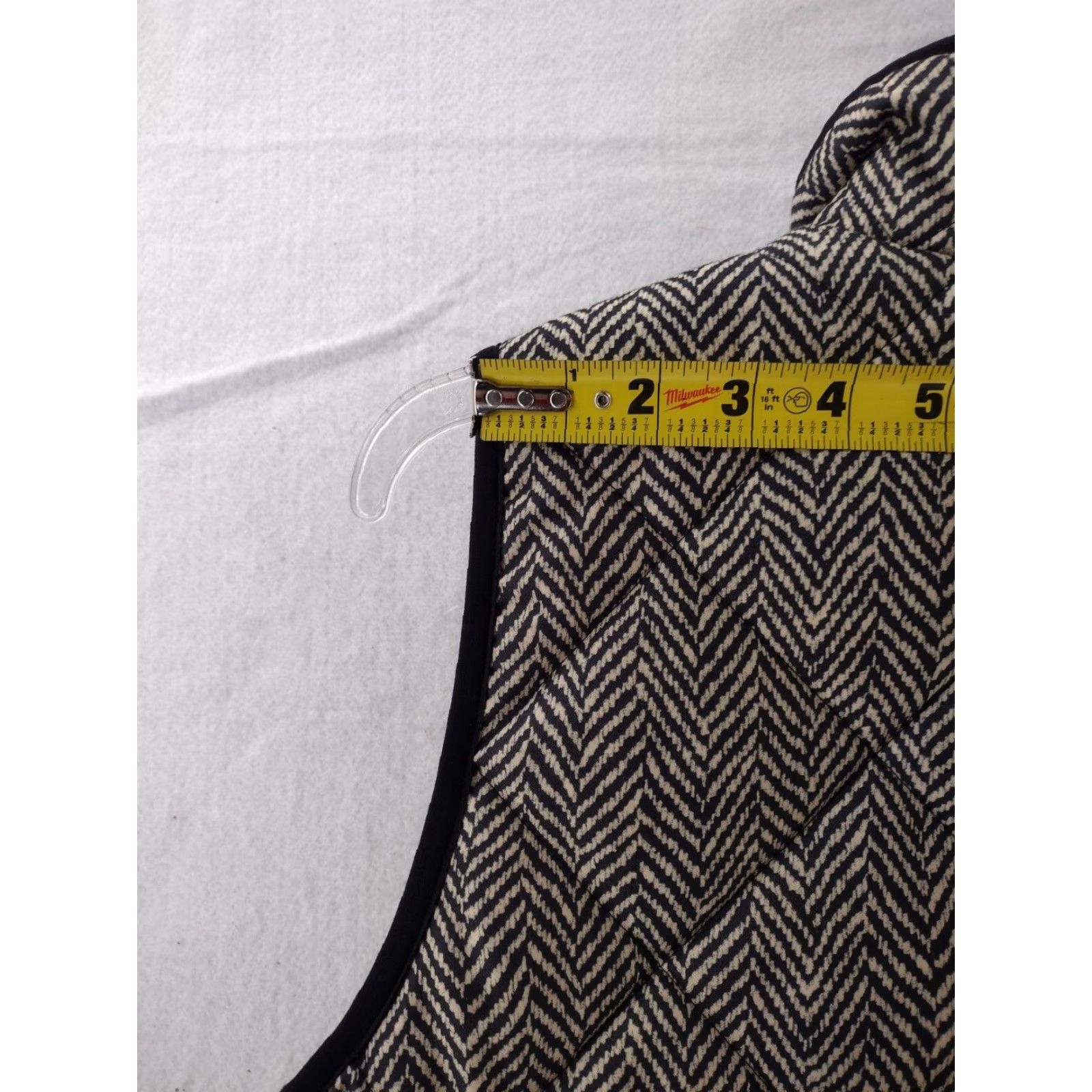 J.Crew J.CREW Vest Womens XS Herringbone Full Zip Puffer Vest Quilted Pockets Multicolor Winter Jacket Women XS Vest Size XS / US 0-2 / IT 36-38 - 7 Thumbnail