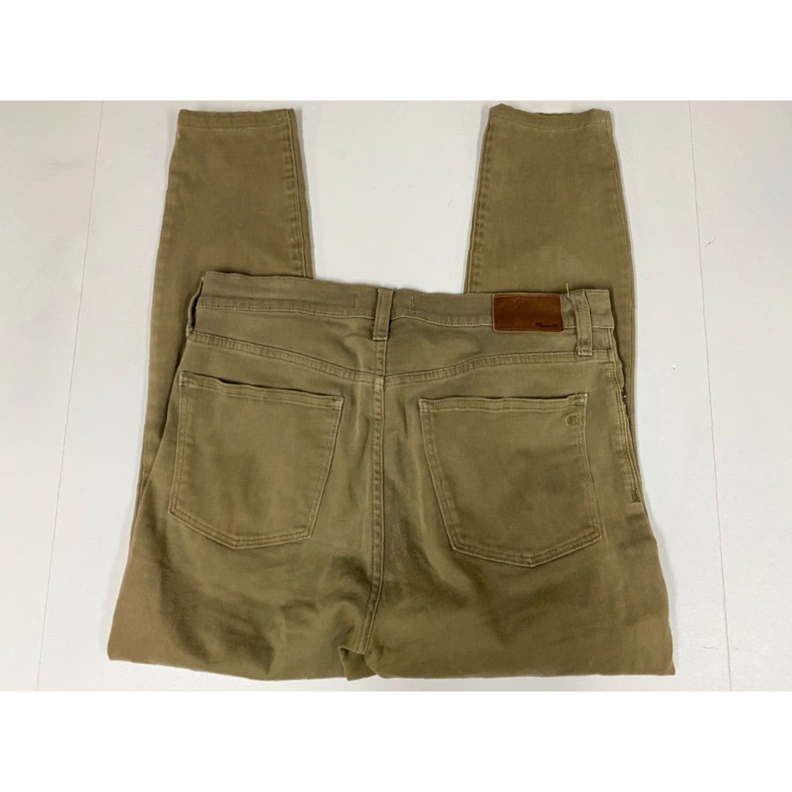 Madewell Madewell Jeans Skinny 9" High Rise Mid Rise 29 Brown Denim Women Slim Classic USA Pockets Regular Inseam 25" Zip Solid Size 29" - 5 Thumbnail
