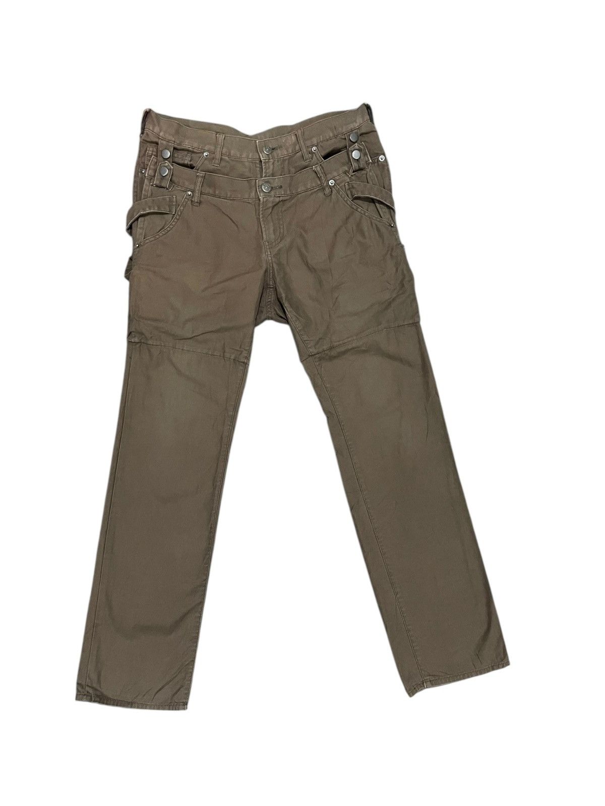 If Six Was Nine PPFM Double Waist Punk Rock Pants Size US 32 / EU 48 - 4 Thumbnail