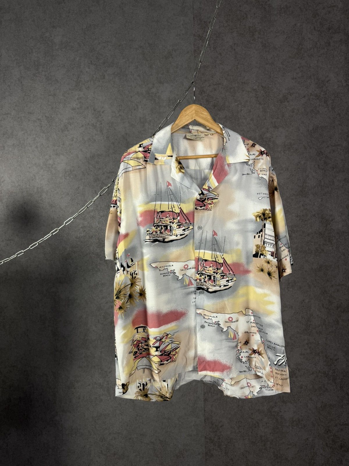 Vintage Art crazy hawaiian vintage shirt Size US XL / EU 56 / 4 - 1 Thumbnail