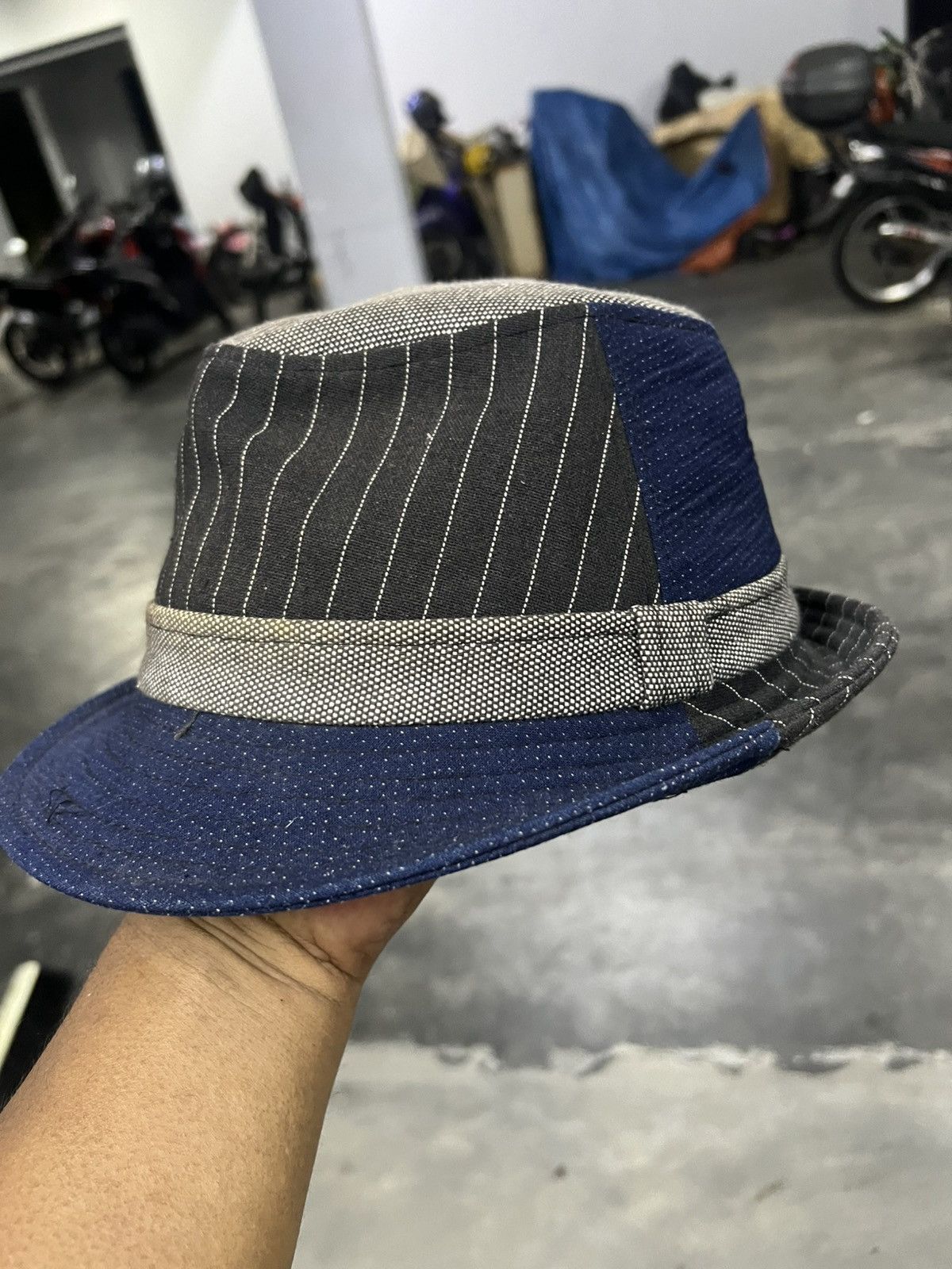 Japanese Brand × Vintage PATCHWORK HAT MEN Size ONE SIZE - 1 Thumbnail