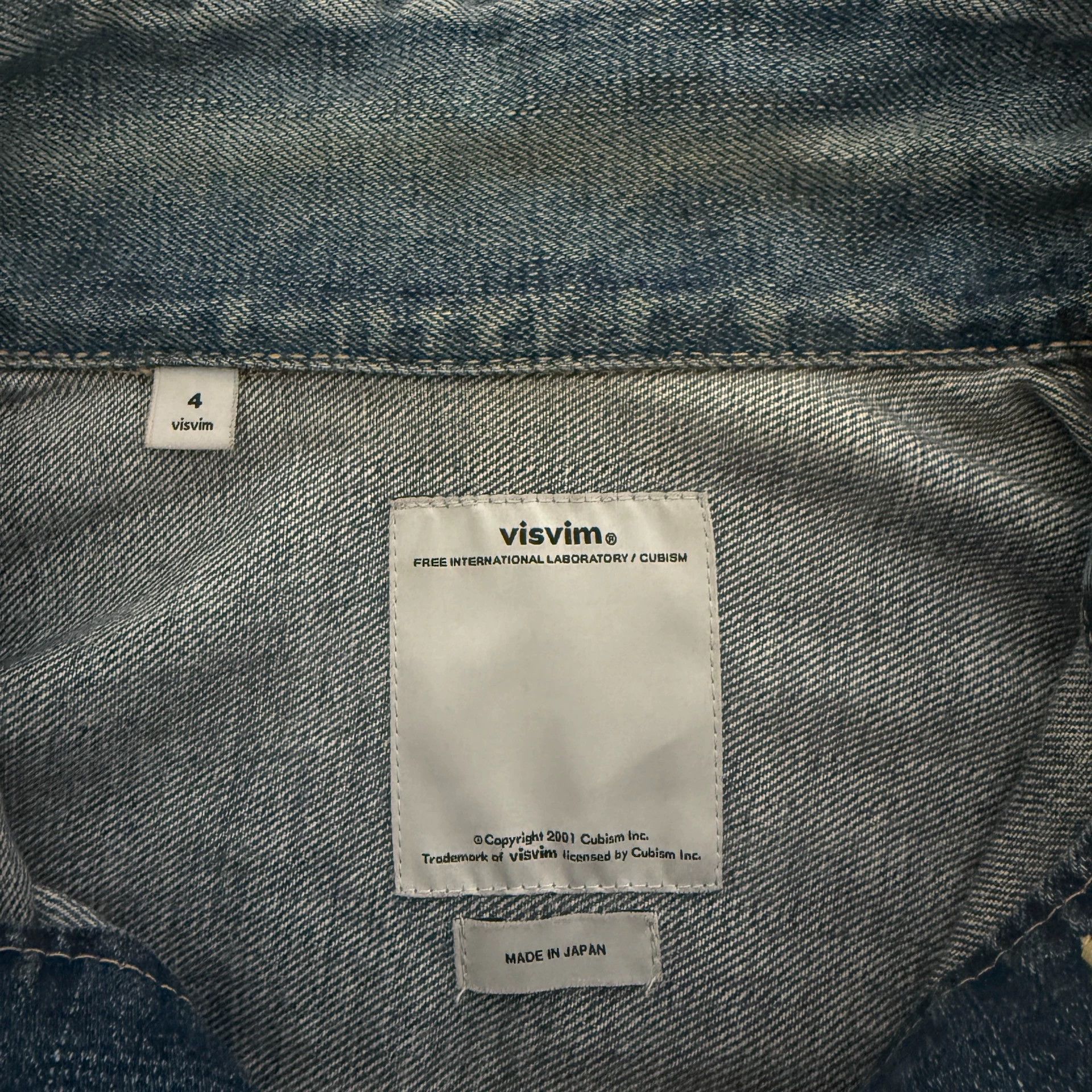 Visvim Visvim 101 14aw Type 2 Damaged Denim Jacket Size 4 Size US XL / EU 56 / 4 - 6 Thumbnail