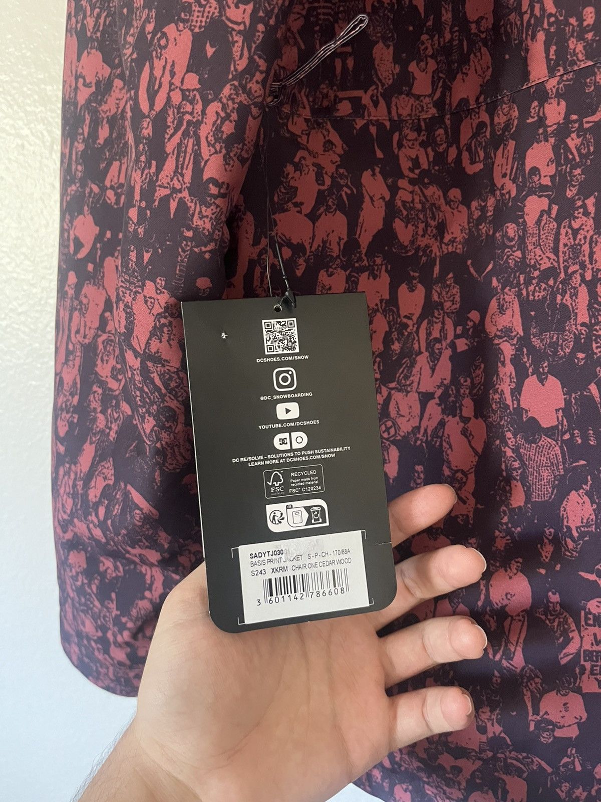 DC Dc snow All over print jacket Size US L / EU 52-54 / 3 - 3 Thumbnail