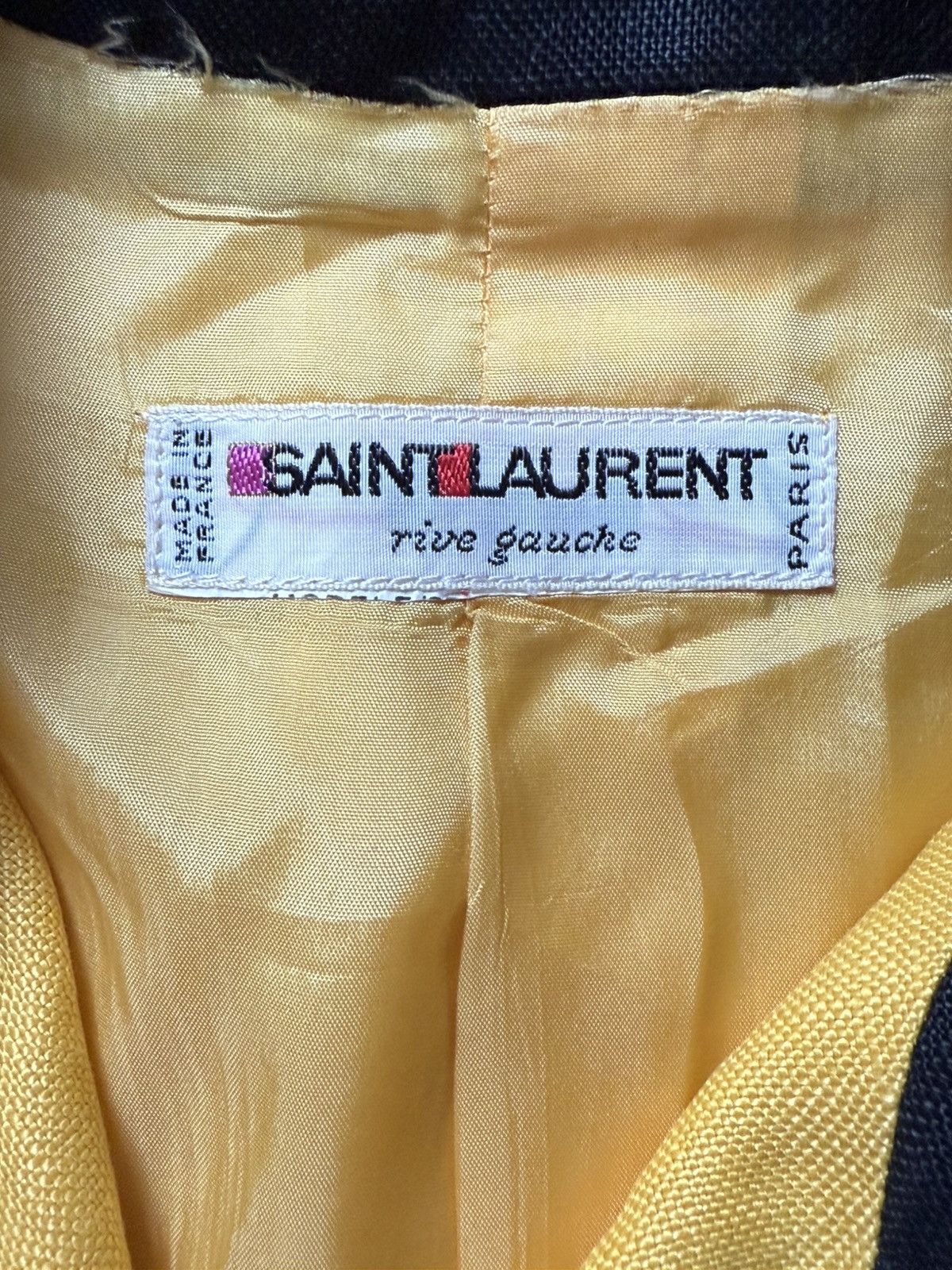 Yves Saint Laurent 80s Rive Gauche Padded shoulder jacket Size US S / EU 44-46 / 1 - 5 Thumbnail