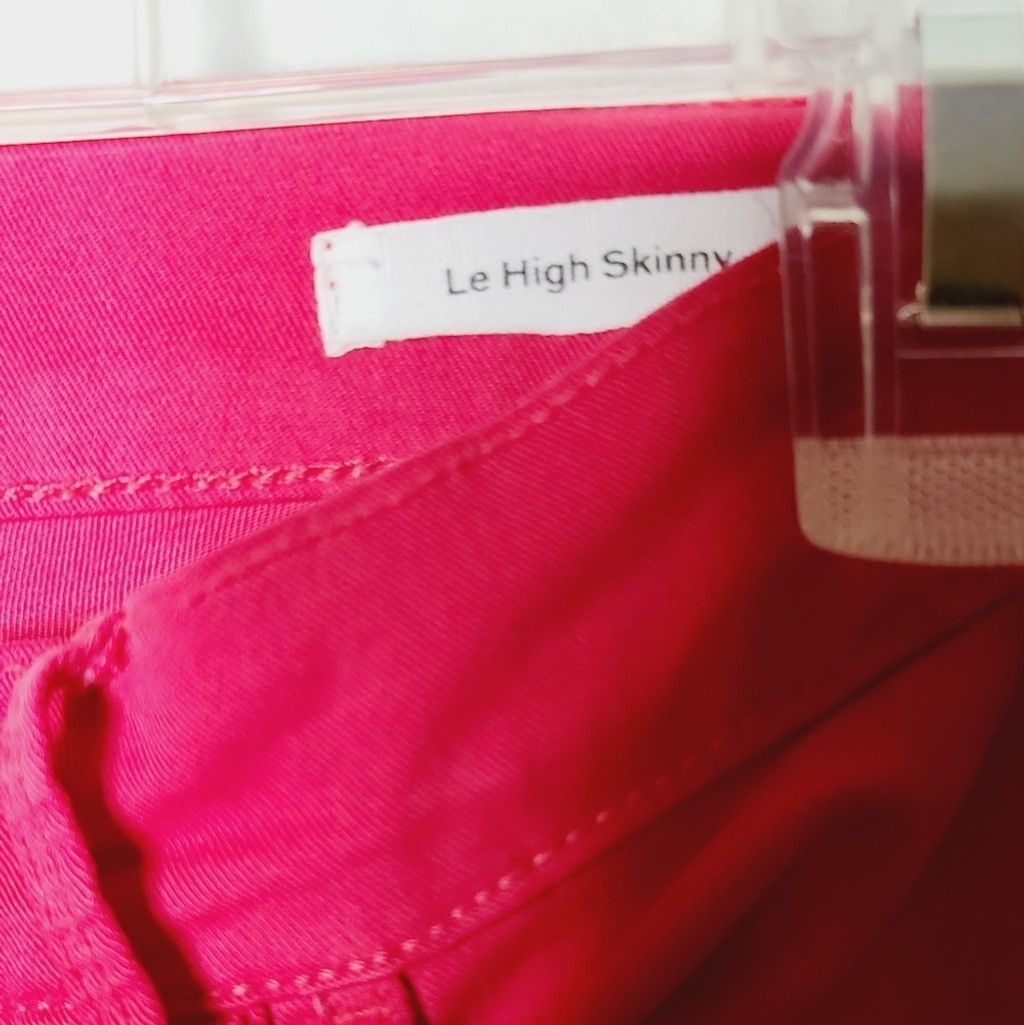 Frame Frame Le High Skinny vintage red 5 pocket jeans pants sz 25 Size 25" / US 0 / IT 36 - 7 Thumbnail