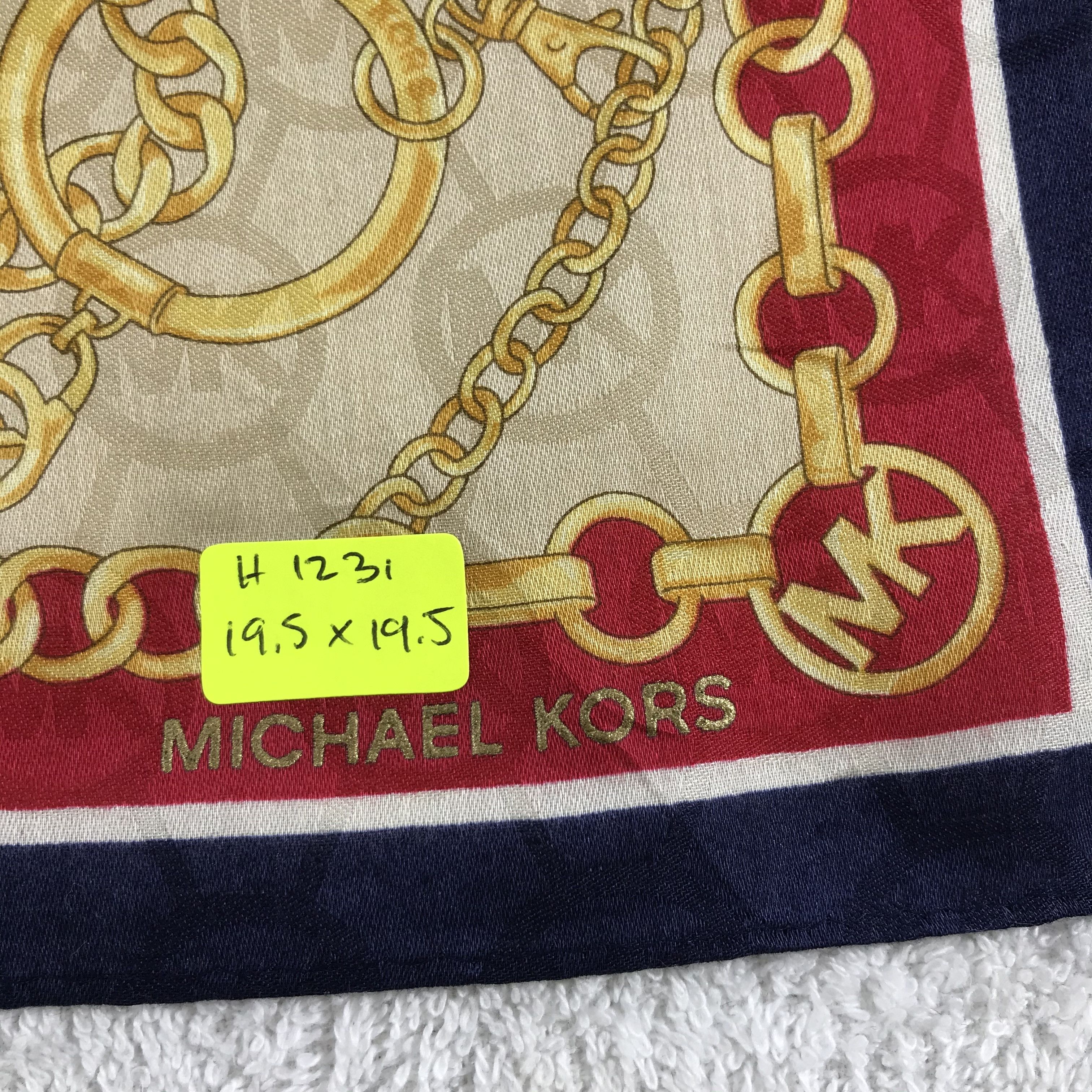 Michael Kors × Vintage Michael Kors Handkerchief / Neckerchief / Bandana Size ONE SIZE - 5 Thumbnail