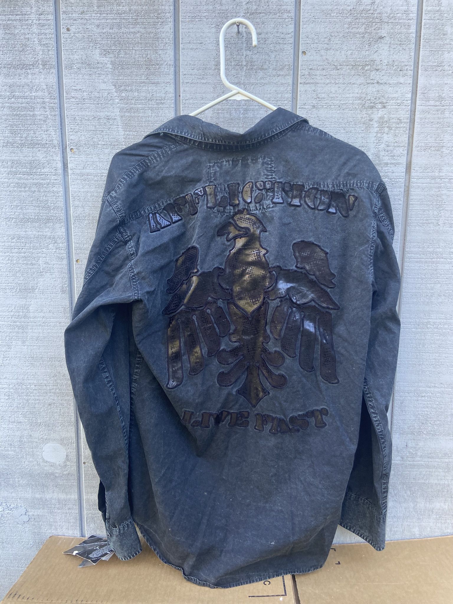 Affliction Affliction Vtg Y2K Button Up Long Sleeve Shirt Size Medium Size US M / EU 48-50 / 2 - 1 Thumbnail