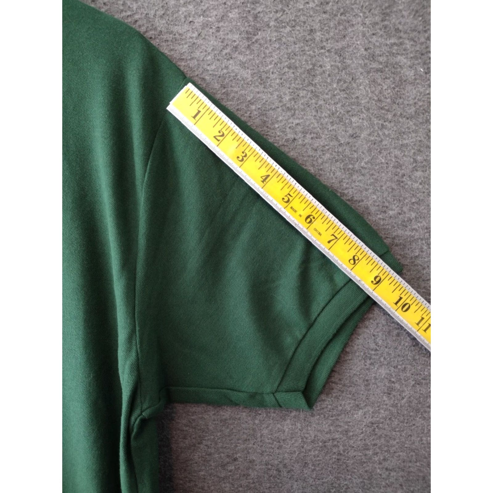 Jerzees JERZEES Polo Shirt Men Green L Easy Care Crew Neck Short Sleeve Button-Down Solid Casual Shirt Sportswear 90s Mens Size US L / EU 52-54 / 3 - 5 Thumbnail