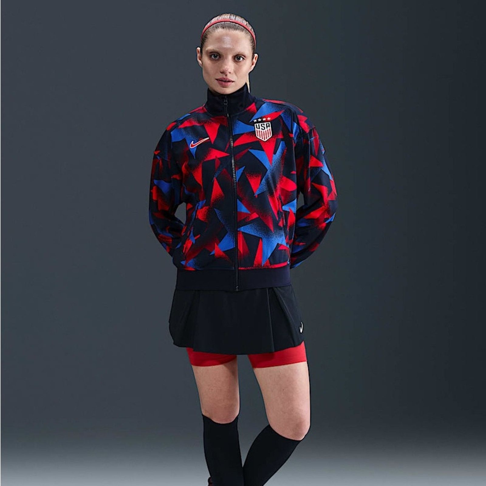 Nike NWT NIKE x USNWT Academy Pro Dri-Fit Soccer Anthem Jacket Size M / US 6-8 / IT 42-44 - 2 Thumbnail
