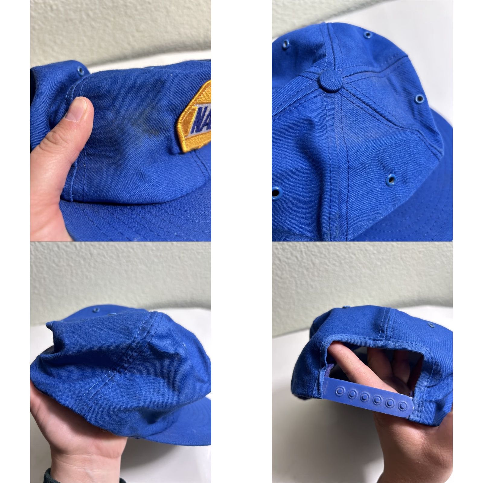 Vintage VINTAGE Napa Auto Parts SnapBack Baseball Hat Blue Yellow Men Adjustable Cap Size ONE SIZE - 8 Thumbnail