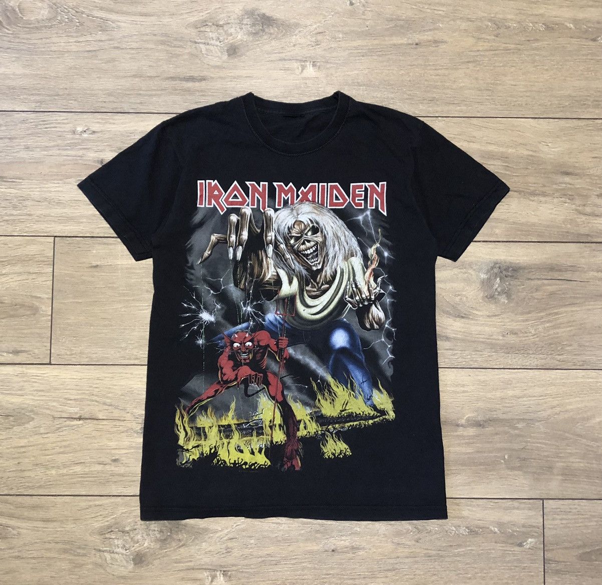 Iron Maiden × Vintage t-shirt Iron Maiden Size US M / EU 48-50 / 2 - 1 Thumbnail