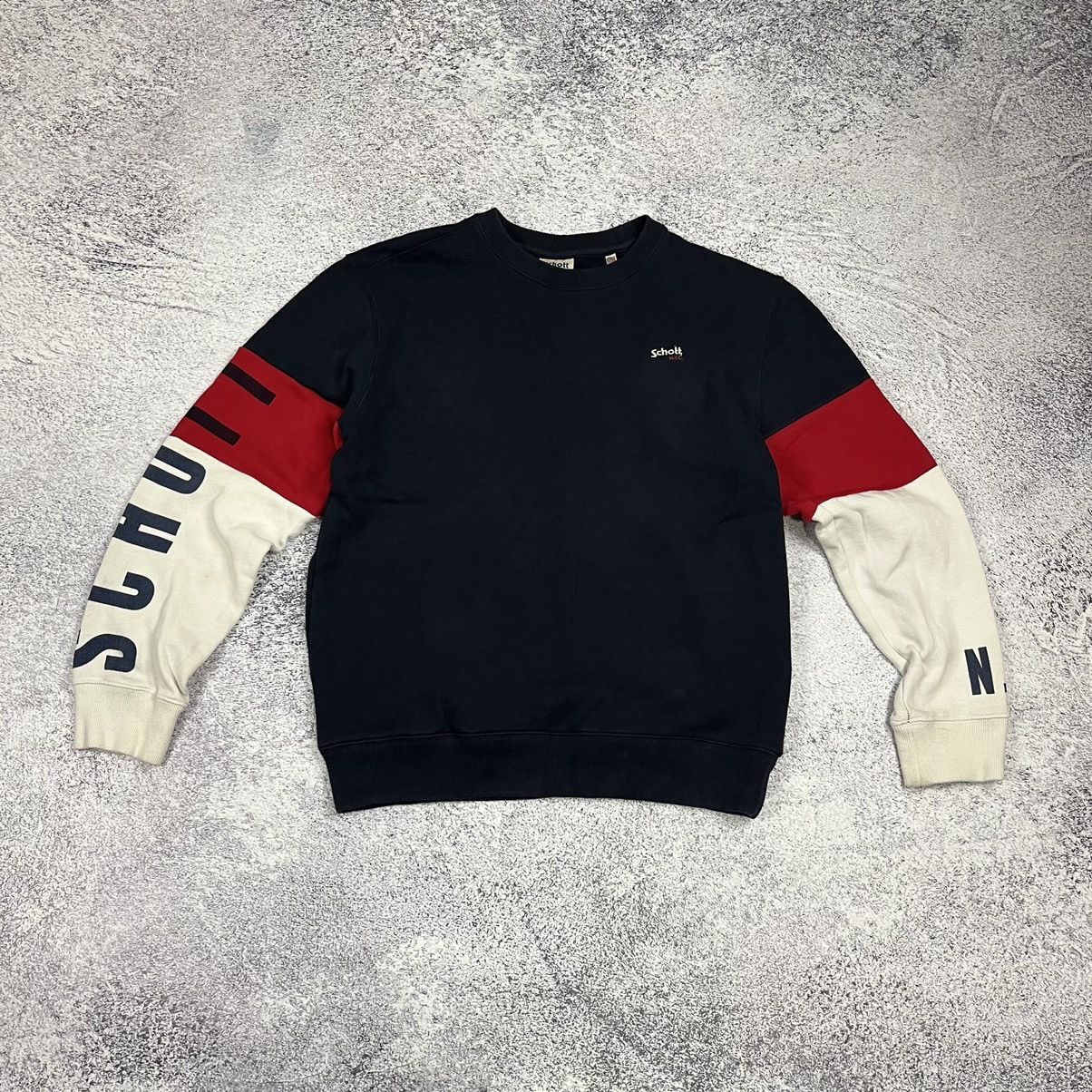 Schott × Vintage Schott vintage sweatshirt box logo Size US L / EU 52-54 / 3 - 1 Thumbnail