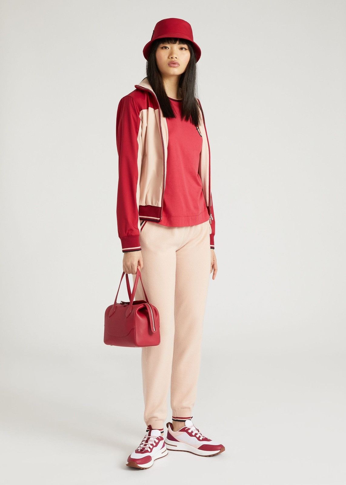 Loro Piana o1srvl11e0824 Wind Fiber Bomber Jacket in Red/Pink Size M / US 6-8 / IT 42-44 - 3 Thumbnail