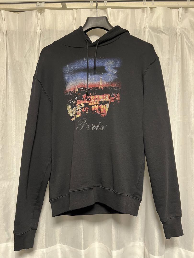 Pre-owned Balenciaga Ss17  Paris Tourist Souvenir Hoodie Black