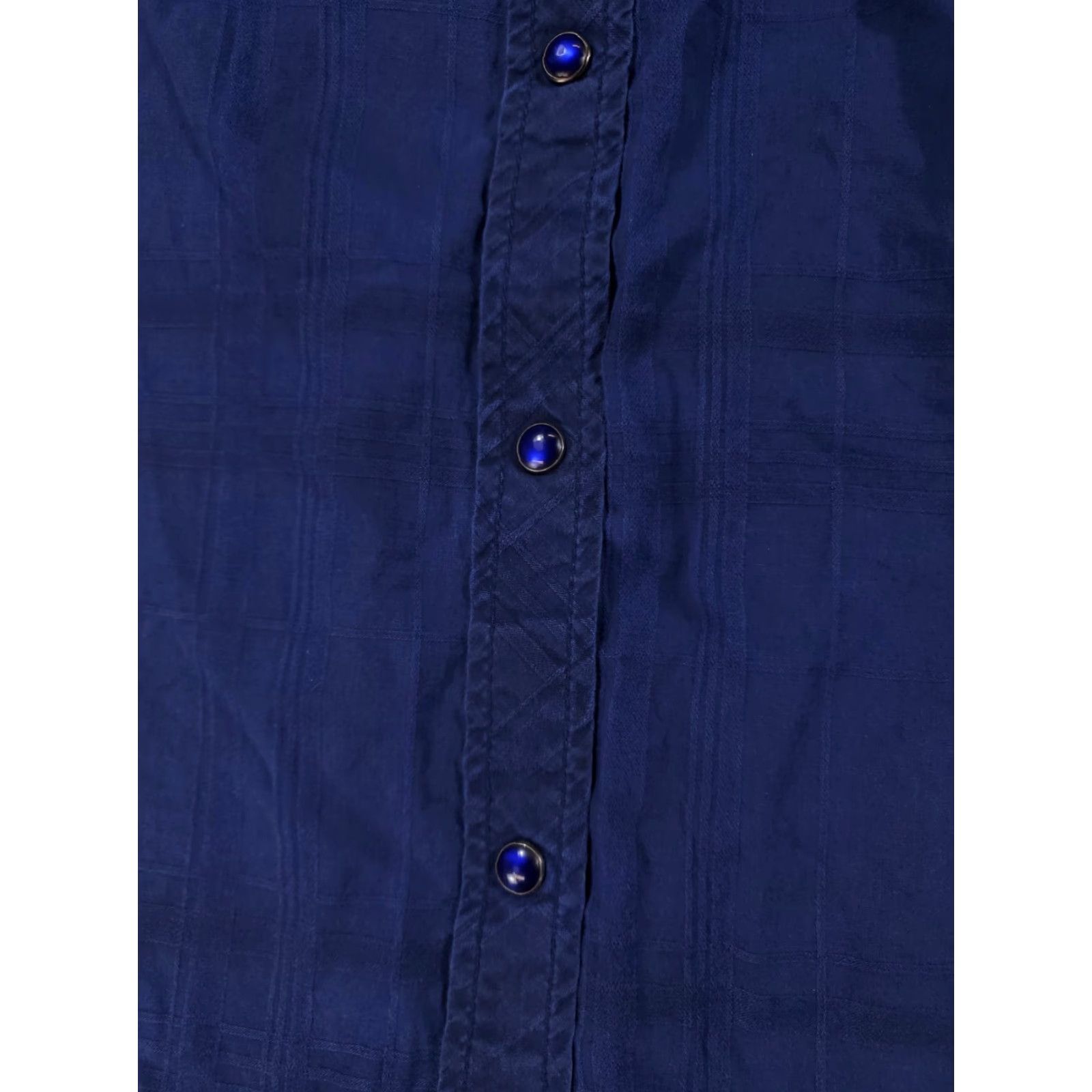 Affliction VINTAGE Affliction Pearl Snap Shirt Embroidered Atheltic Fit Blue Long Sleeve Mens XL Size US XL / EU 56 / 4 - 5 Thumbnail