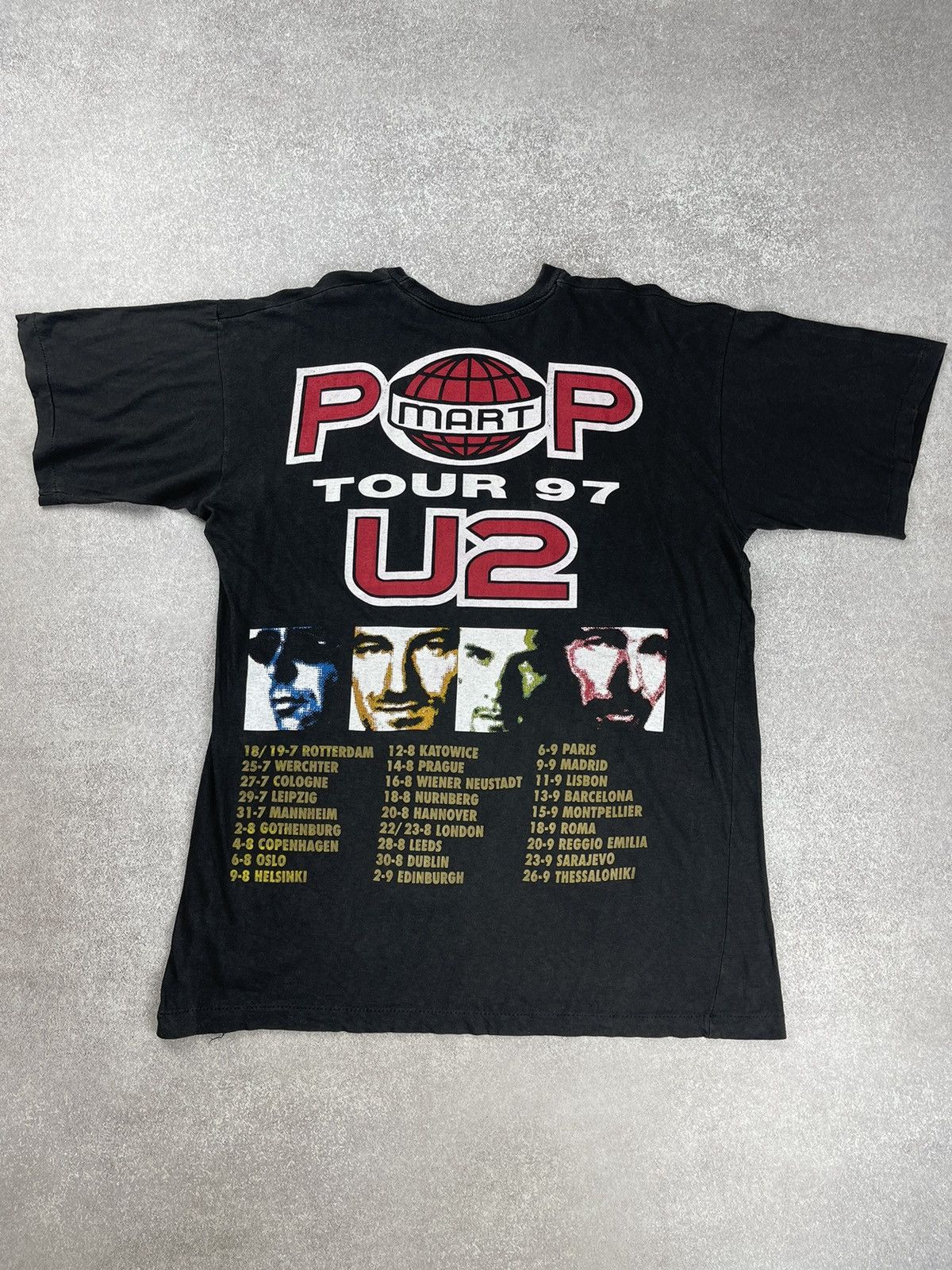 Band Tees × Vintage Vintage 1997 U2 PopMart Tour T-Shirt Size US XXL / EU 58 / 5 - 2 Thumbnail