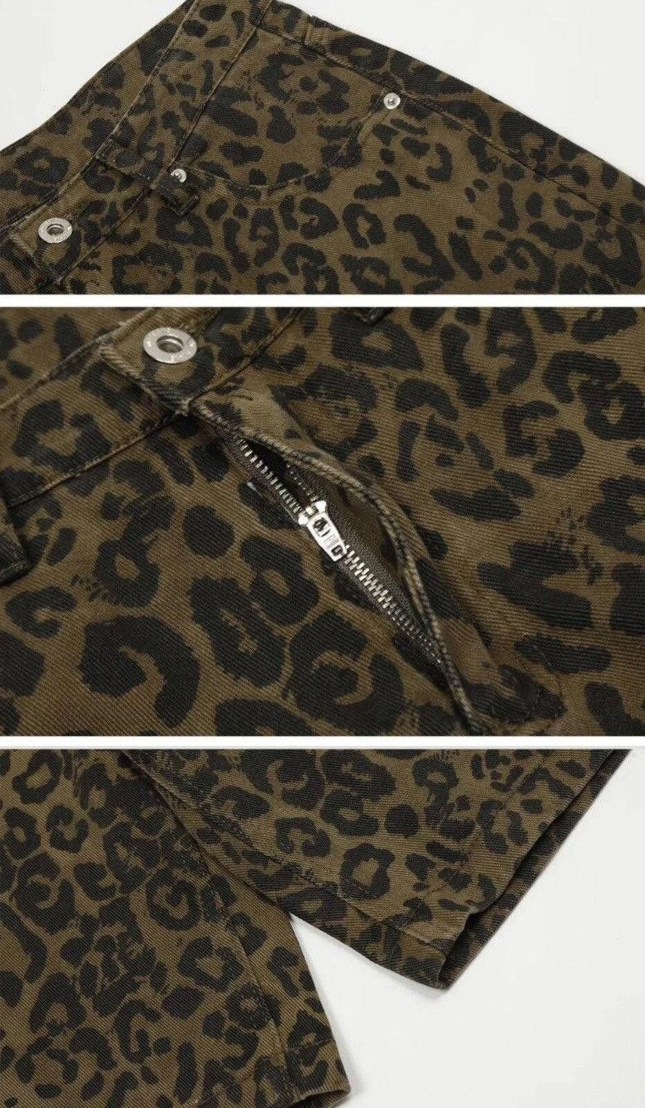 Other Leopard Baggy Loose Jorts Shorts Size US 28 / EU 44 - 4 Thumbnail