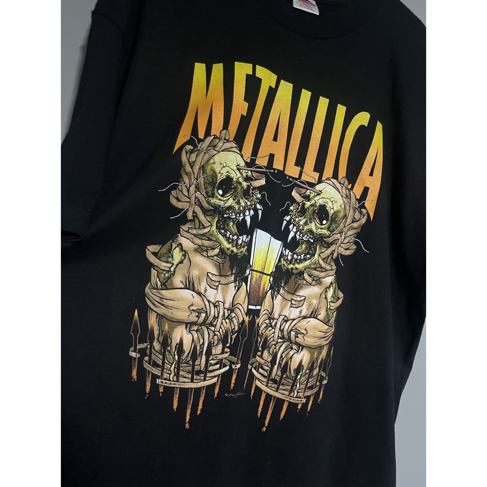 Metallica Metallica Tour 2000 Pushead Summer Sanitarium Xl mens band Size US XXL / EU 58 / 5 - 3 Thumbnail