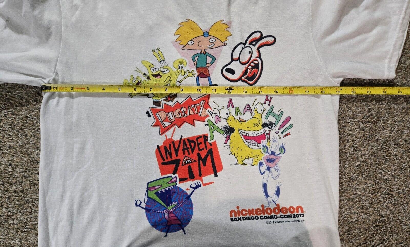 Gildan 2017 San Diego Comic-Con TShirt Spongebob Rugrats zim Size US M / EU 48-50 / 2 - 3 Thumbnail