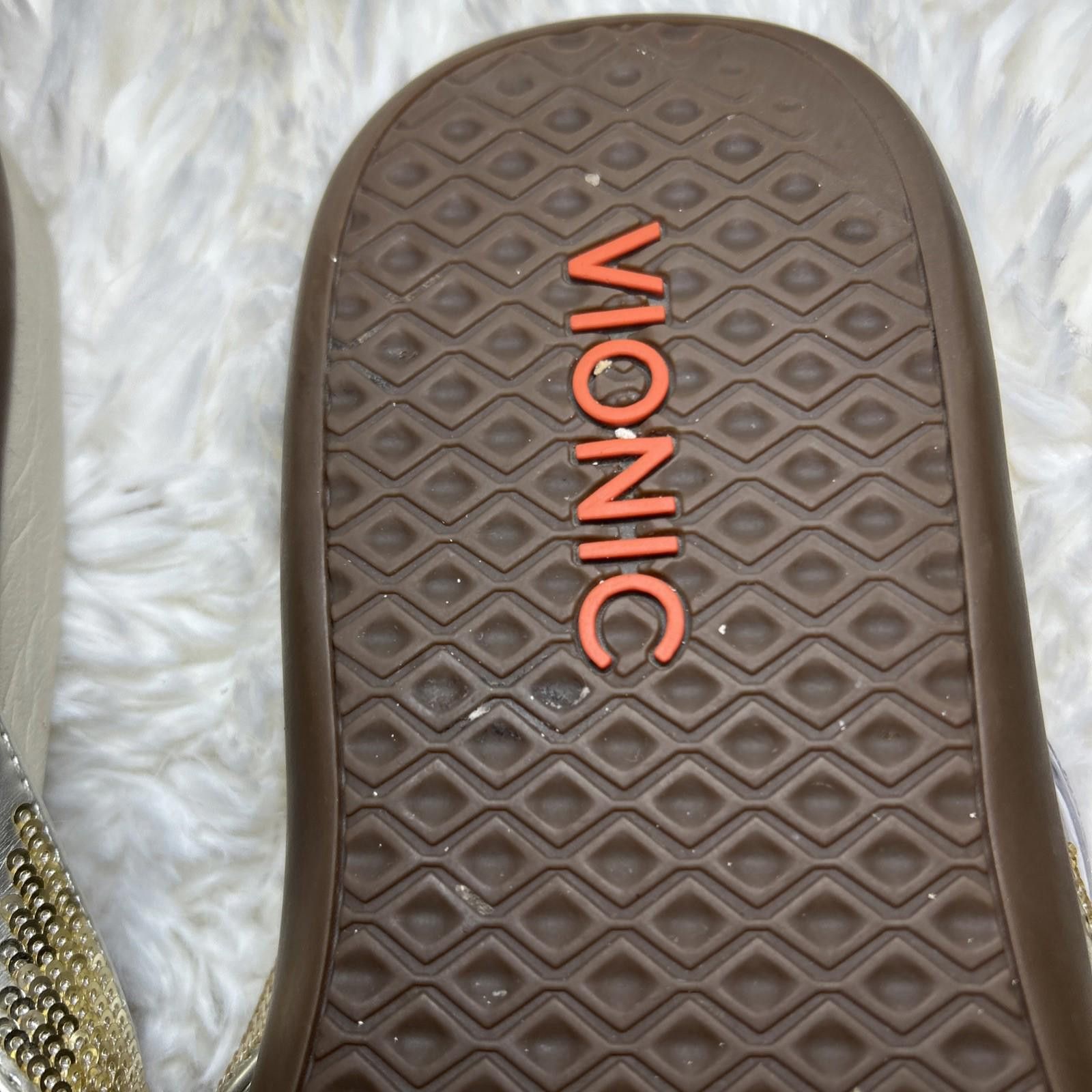 Vionic VIONIC Dillon Shine Toe Post Women’s Sz10 Flip Flop Sandal Size US 10 / IT 40 - 7 Thumbnail