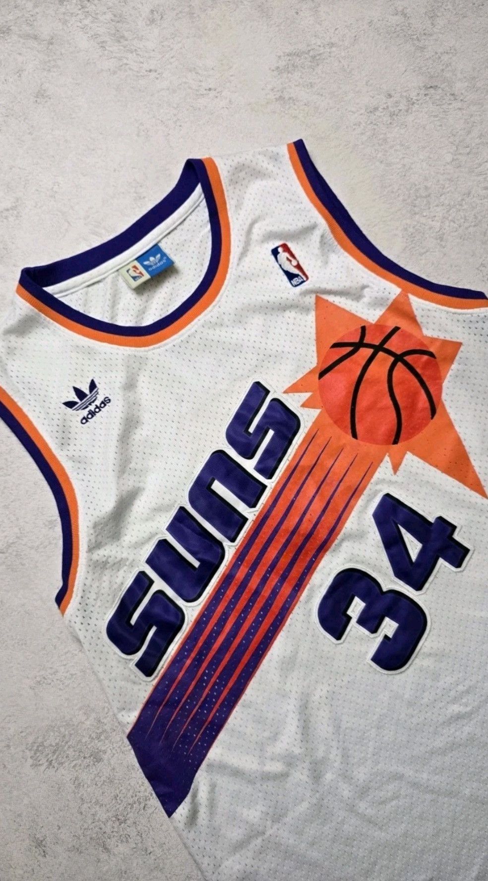 Adidas Phoenix Suns Charles Barkley #34 White Basketball Jersey Size US L / EU 52-54 / 3 - 8 Thumbnail