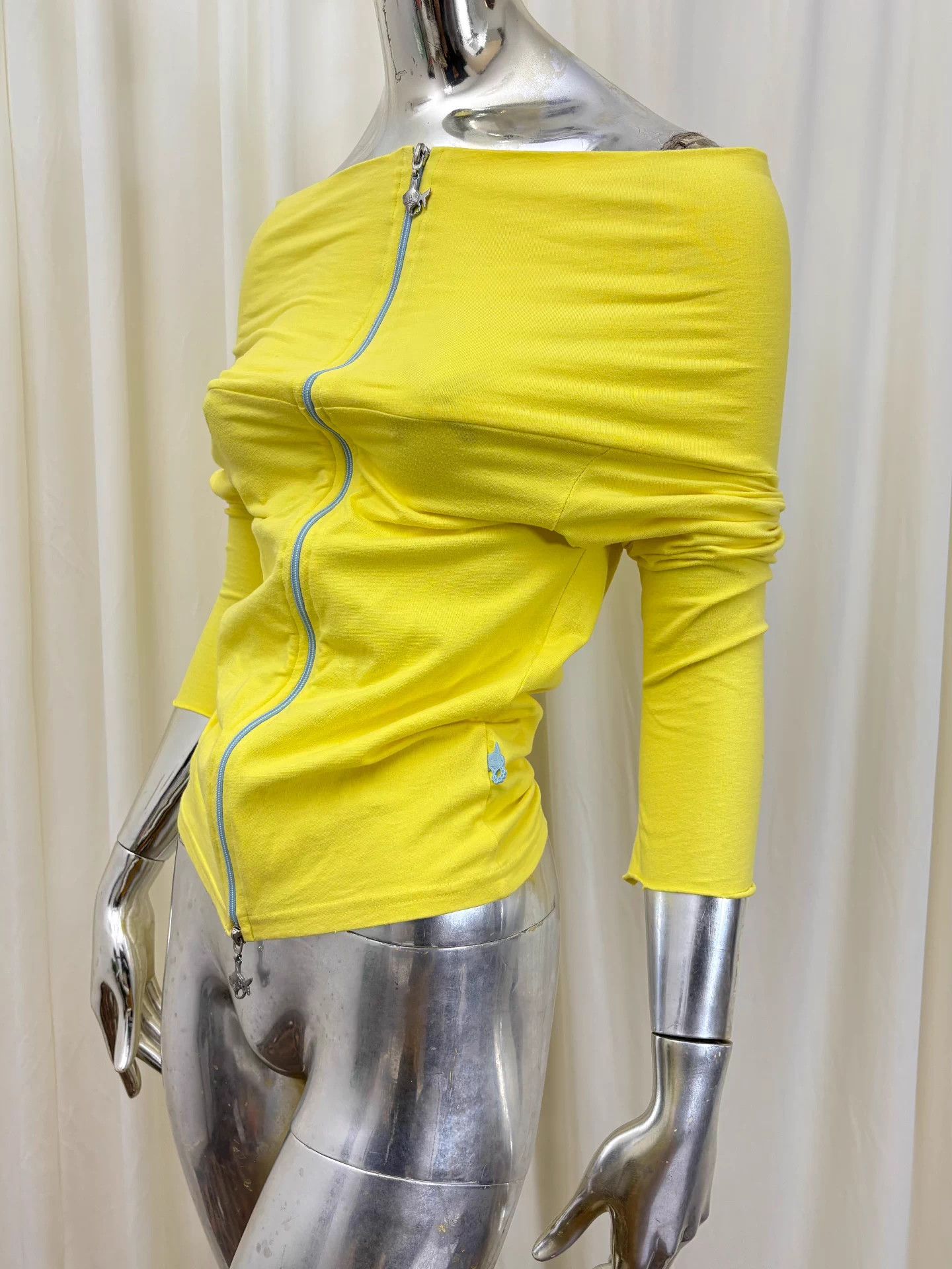 Other punkyfish UK 3/4 versatile zip bright yellow top Size XS / US 0-2 / IT 36-38 - 2 Thumbnail