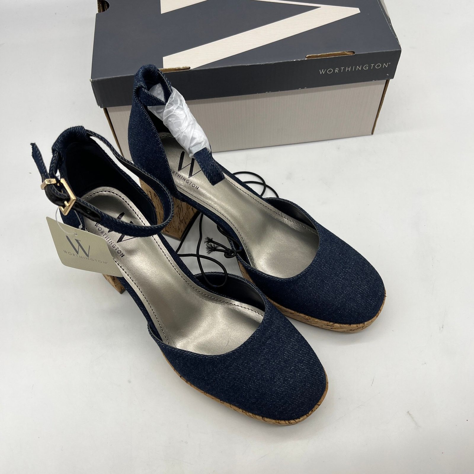 Other Worthington Womens Panama Block Heel Pumps 6 Size US 6 / IT 36 - 3 Thumbnail