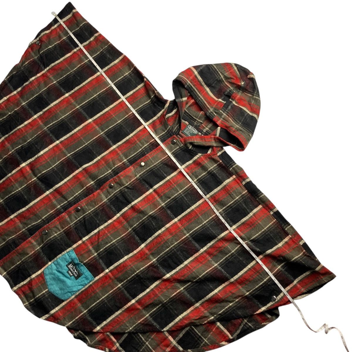 Manastash MANATASH MULTICOLOR CHECKERED PONCHO Size US M / EU 48-50 / 2 - 16 Thumbnail