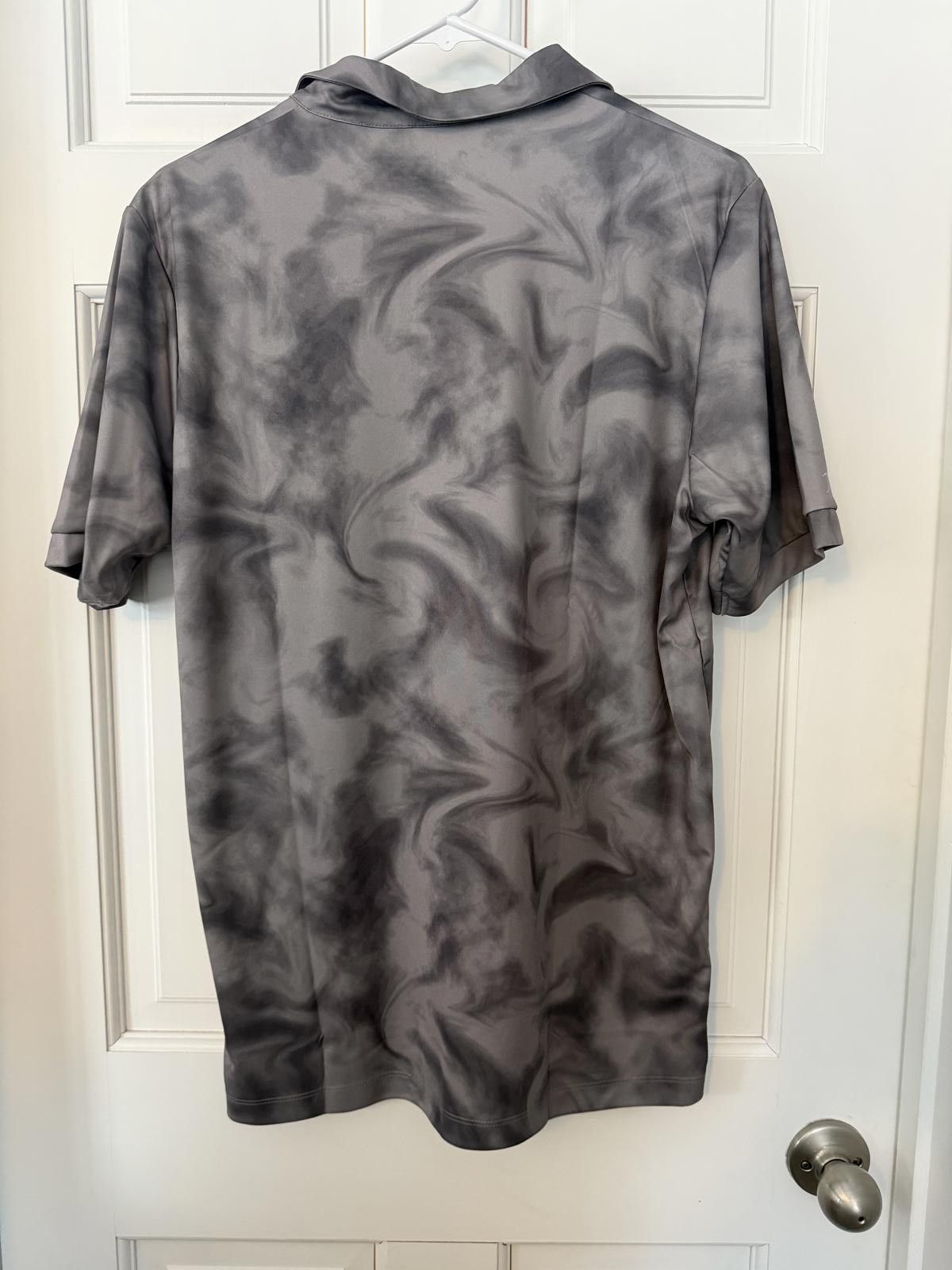 Other IronWood Medium Gray Swirl Pattern Polyester Polo Shirt Size US M / EU 48-50 / 2 - 5 Thumbnail