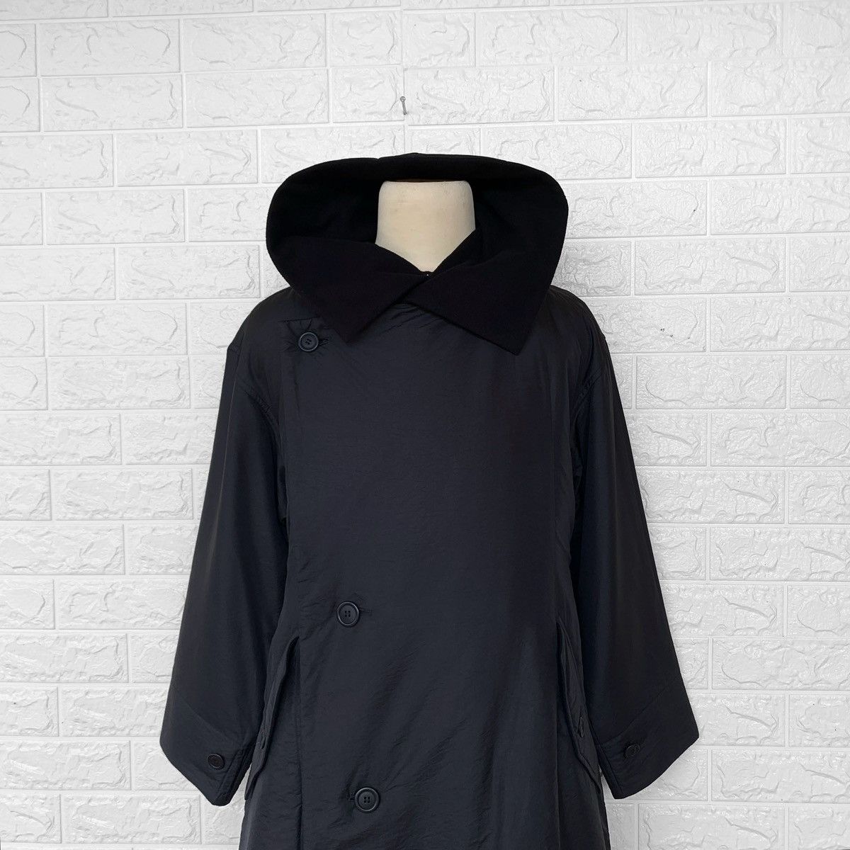 Issey Miyake Issey Miyake Windcoat Nylon Reversible Long Jacket Size US L / EU 52-54 / 3 - 10 Thumbnail