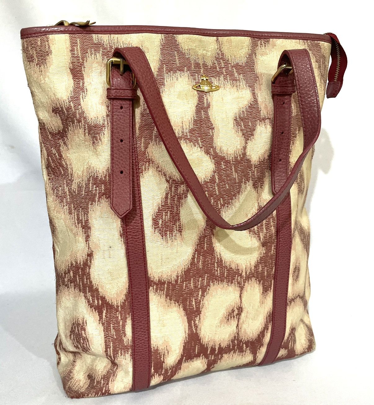 Vivienne Westwood Canvas Leopard Tote Bag - Tall Size ONE SIZE - 5 Thumbnail