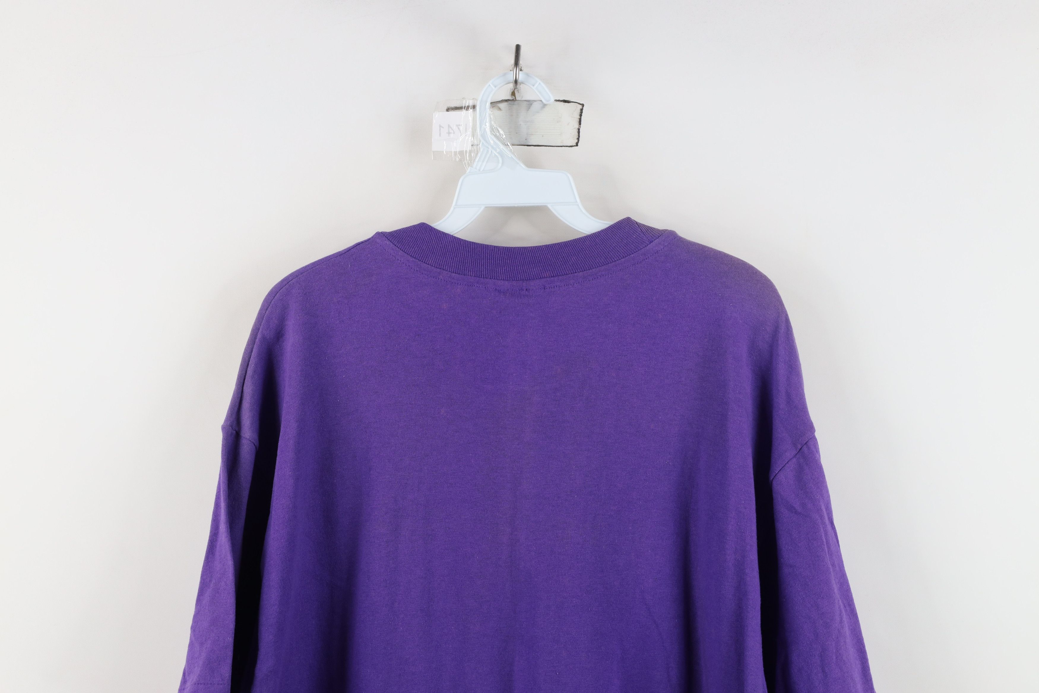 Hanes Deadstock Vintage 90s Atlanta Torch Relay T-Shirt Purple Size US L / EU 52-54 / 3 - 13 Thumbnail