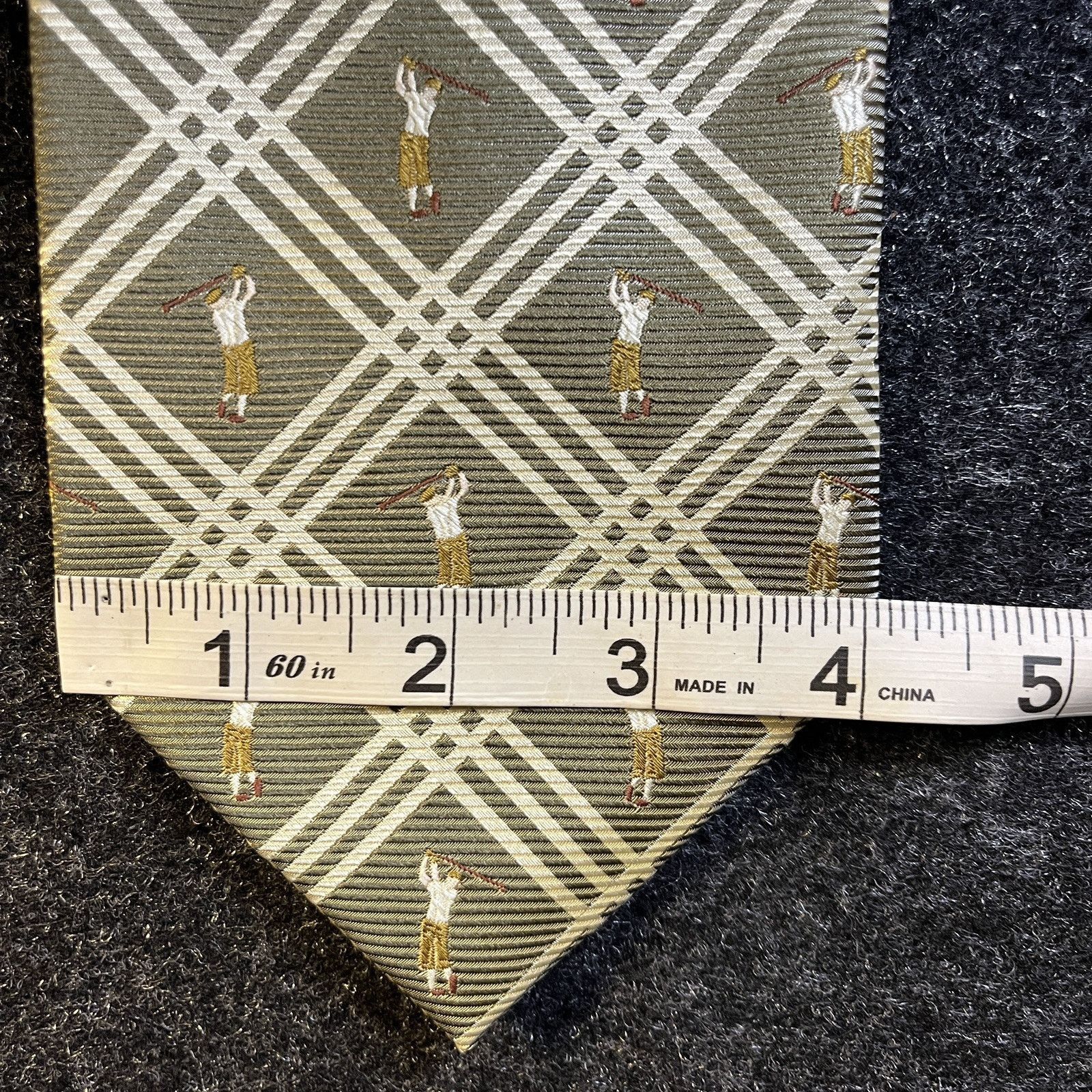 Tommy Bahama Tommy Bahama Silk Tie Lot 3 Golf Print Pineapple Periwinkle Size ONE SIZE - 7 Thumbnail