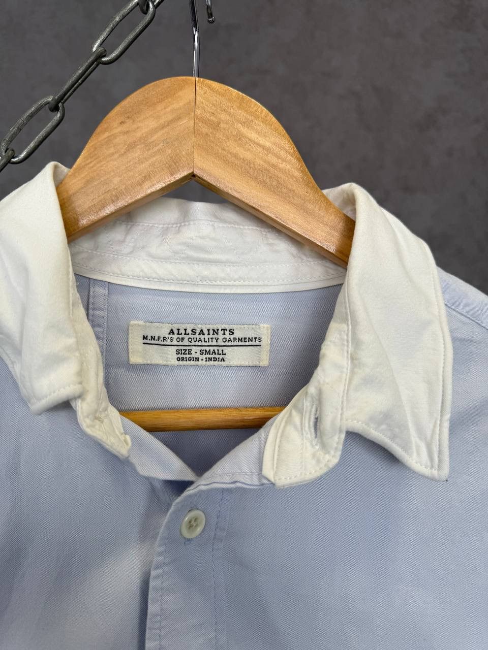 Allsaints Allsaints vintage designer logo shirt Size US S / EU 44-46 / 1 - 3 Thumbnail
