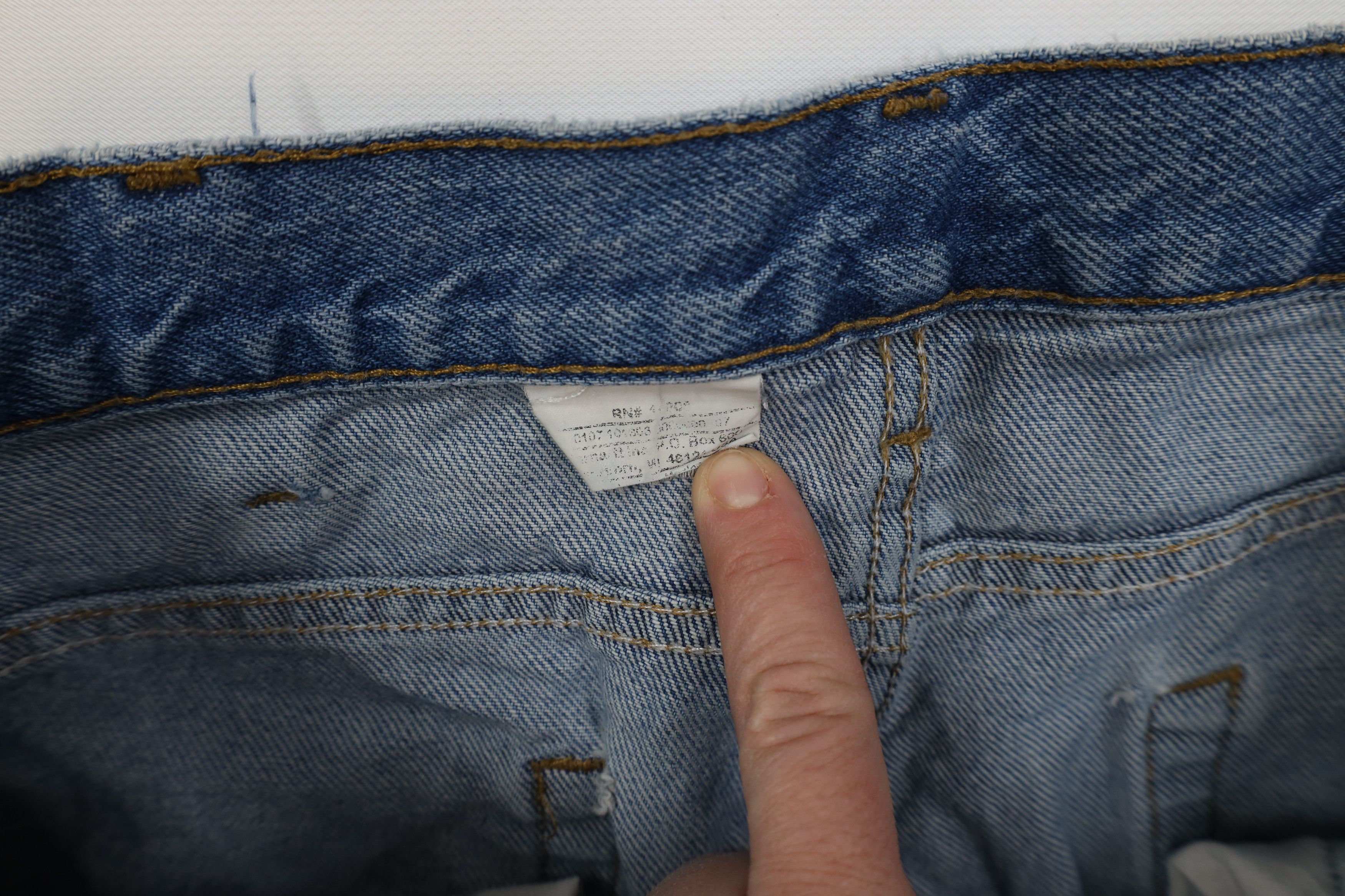 Carhartt Vintage 90s Carhartt Spell Out Straight Leg Denim Jeans Size US 32 / EU 48 - 9 Thumbnail