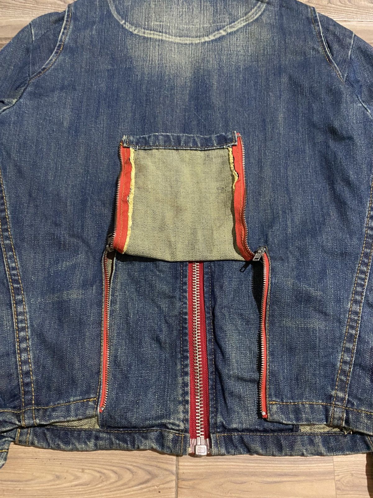 If Six Was Nine YASIRI BIKERS DENIM ZIPPER JACKET Size US M / EU 48-50 / 2 - 8 Thumbnail