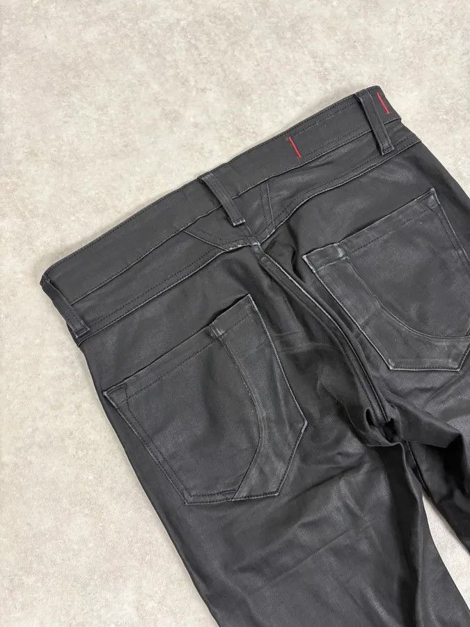 Marithe + Francois Girbaud FW2013 Marithé + François Girbaud Black Waxed Denim Jeans Size US 30 / EU 46 - 8 Thumbnail
