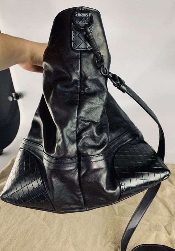 Bottega Veneta BV 🇮🇹 x Tomas Maier black calf panel stitch holdall bag NEW Size ONE SIZE - 4 Thumbnail