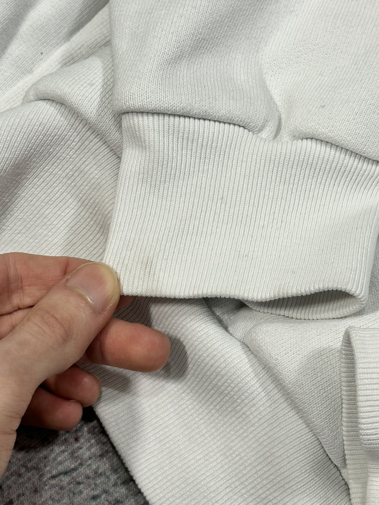 Balenciaga Balenciaga Sweatshirt Track Back Logo White Hoodie size S Size US M / EU 48-50 / 2 - 10 Thumbnail
