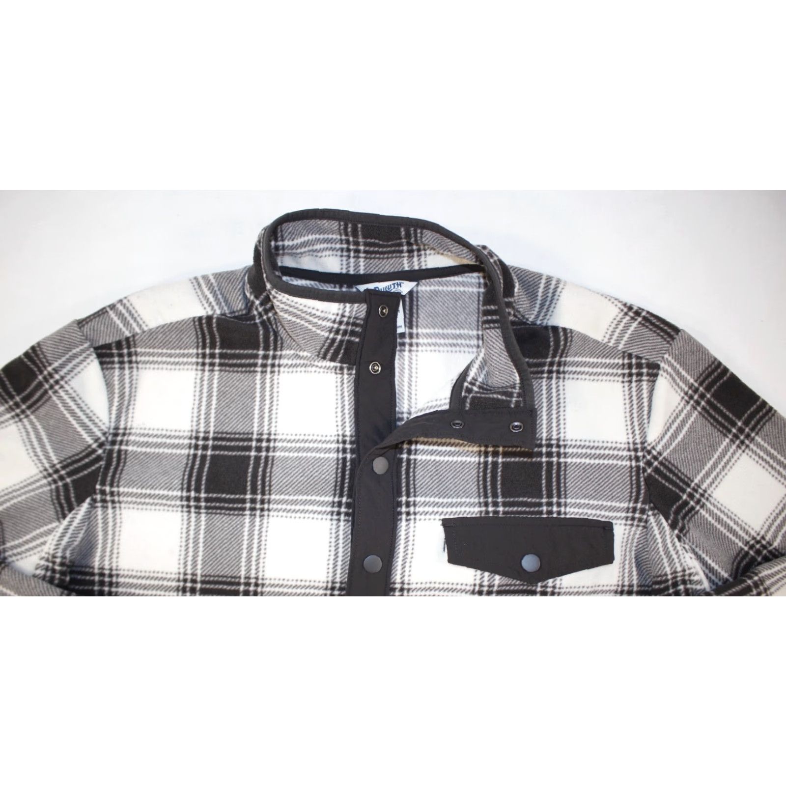Vintage Duluth Trading Shirt Men's L Doubleback Snap T Fleece Pullover Plaid Black Size US L / EU 52-54 / 3 - 3 Thumbnail
