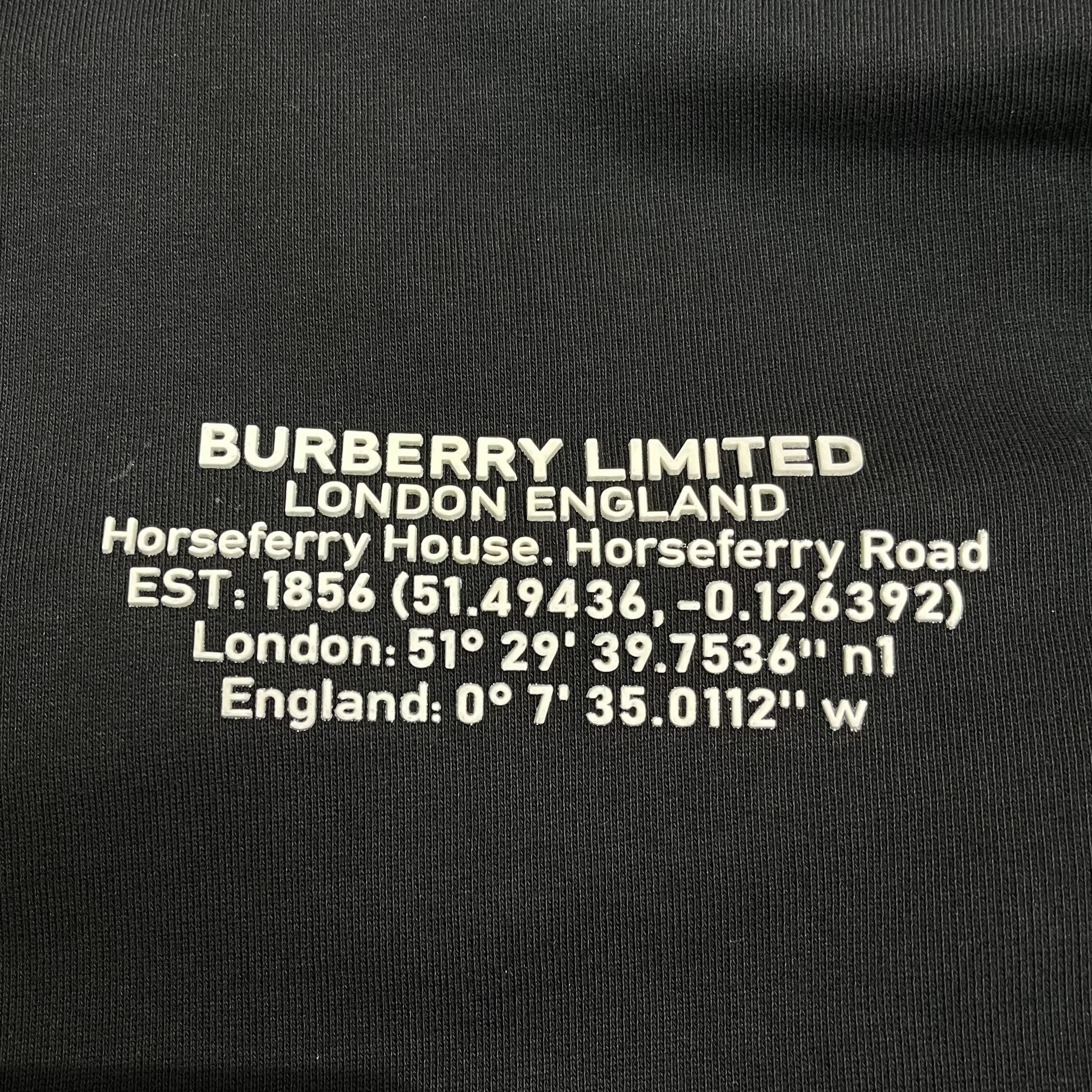 Burberry Burberry Logo Hoodie Black Size US M / EU 48-50 / 2 - 3 Thumbnail