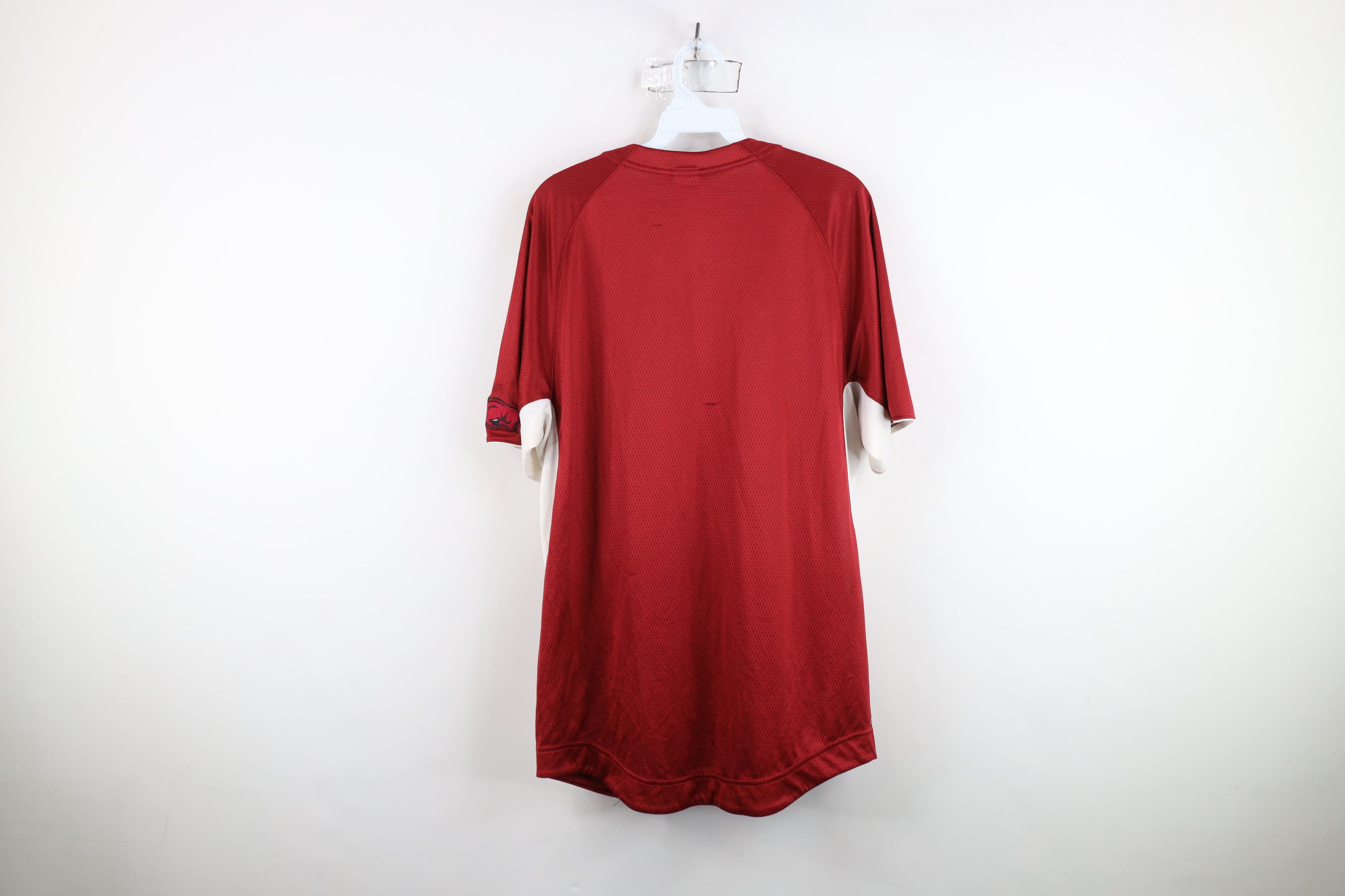 Nike Nike University of Arkansas Baseball Jersey Henley Shirt Size US S / EU 44-46 / 1 - 14 Thumbnail