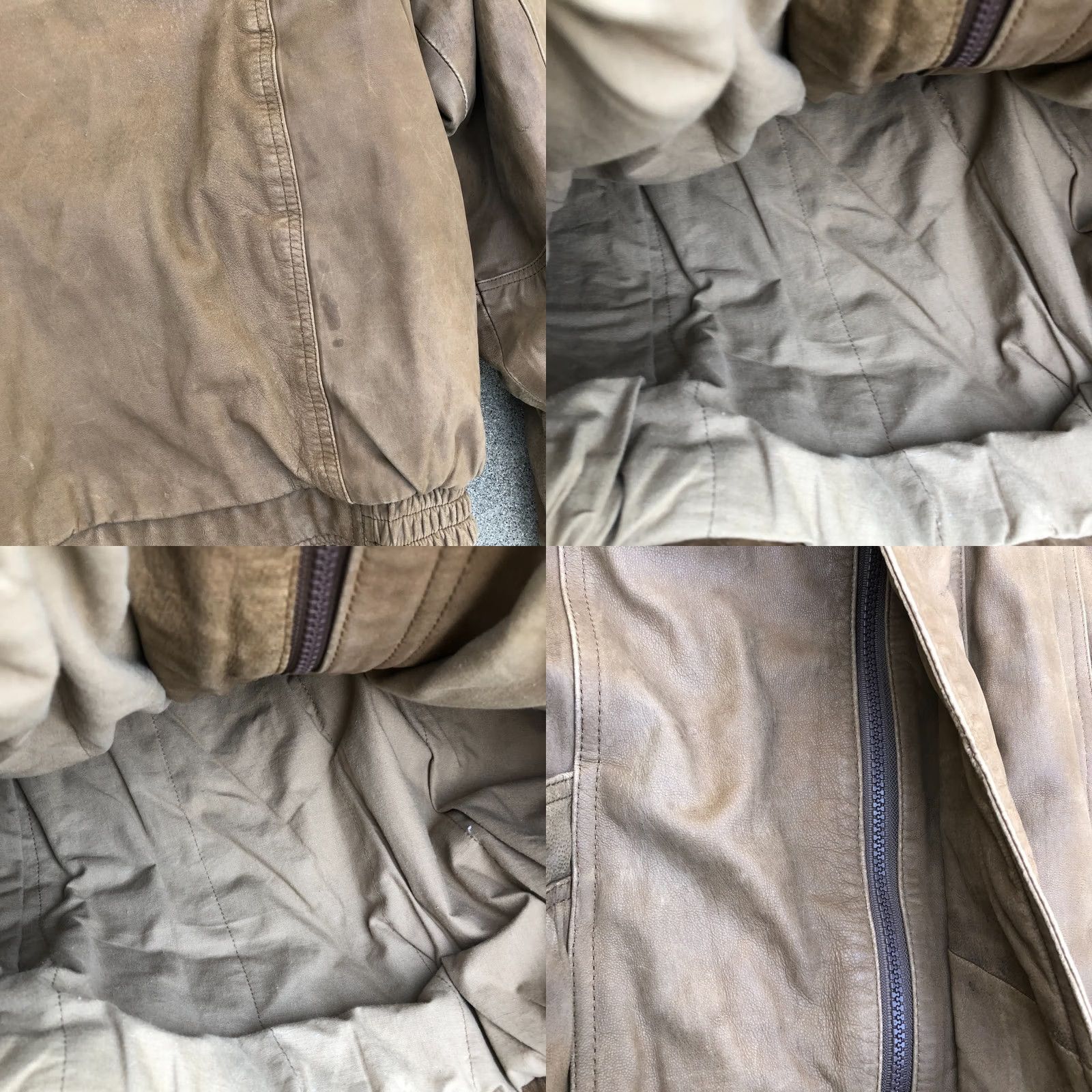 Vintage VINTAGE Mirage Leather Bomber Jacket Mens XL Brown Long Sleeve Size US XL / EU 56 / 4 - 8 Thumbnail