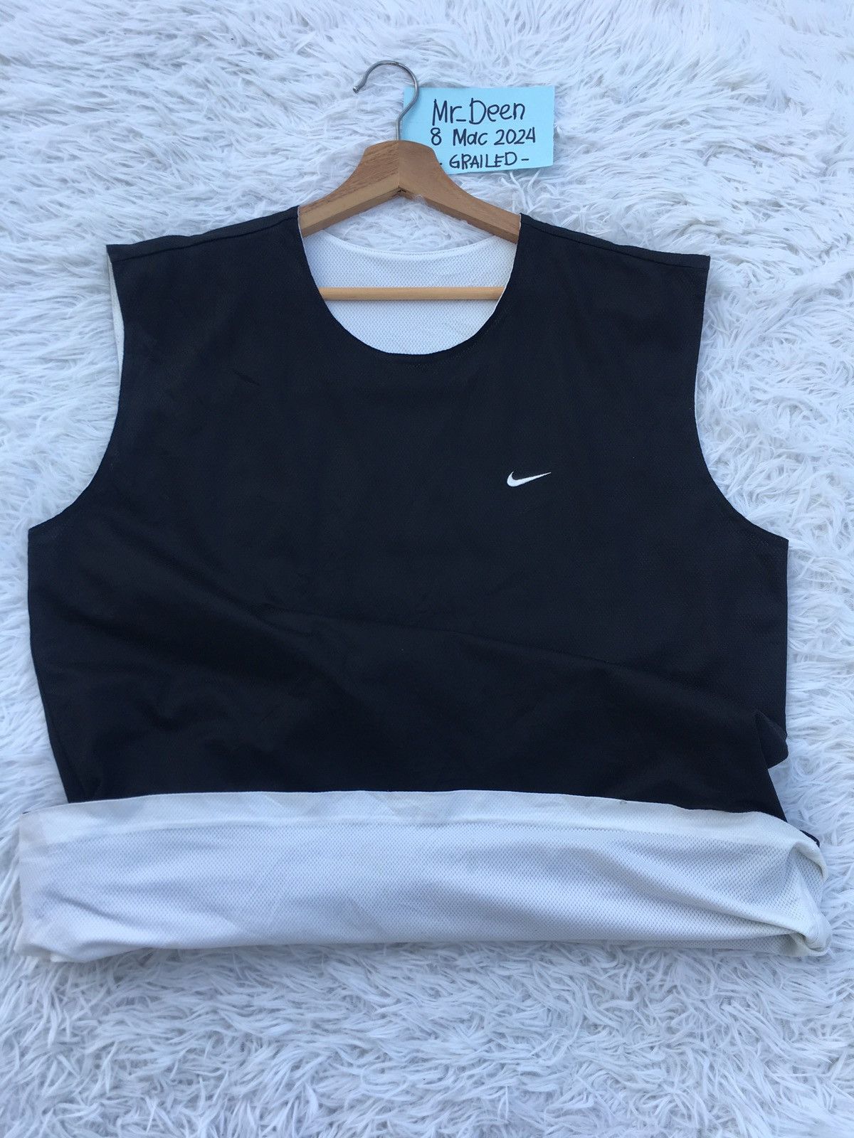 Nike Rare Vintage Nike Sleeveless reversible Jersey Size US L / EU 52-54 / 3 - 5 Thumbnail