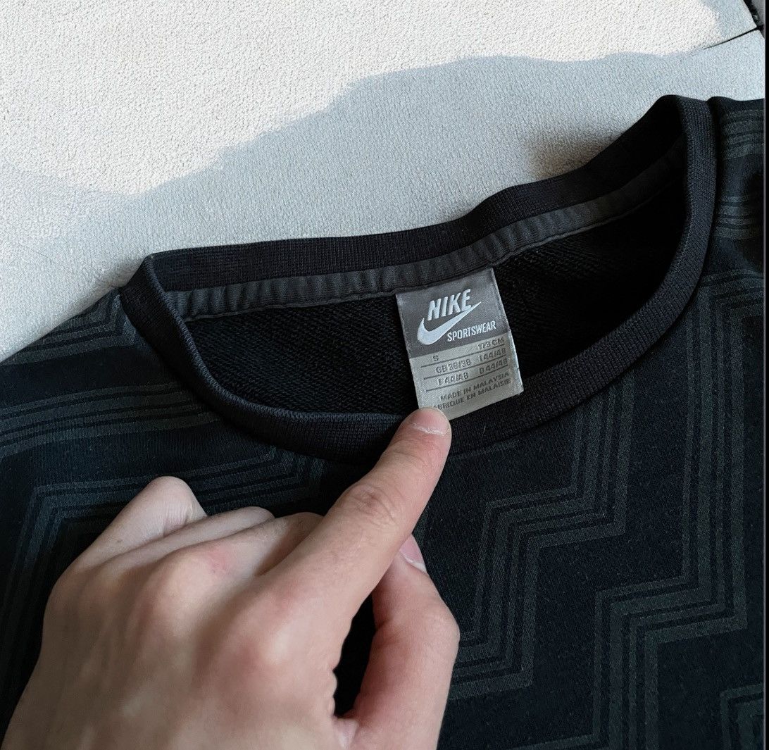 Nike × Vintage Vintage Nike Sweatshirt Crewneck faded Mini Swoosh 90s Size US S / EU 44-46 / 1 - 3 Thumbnail