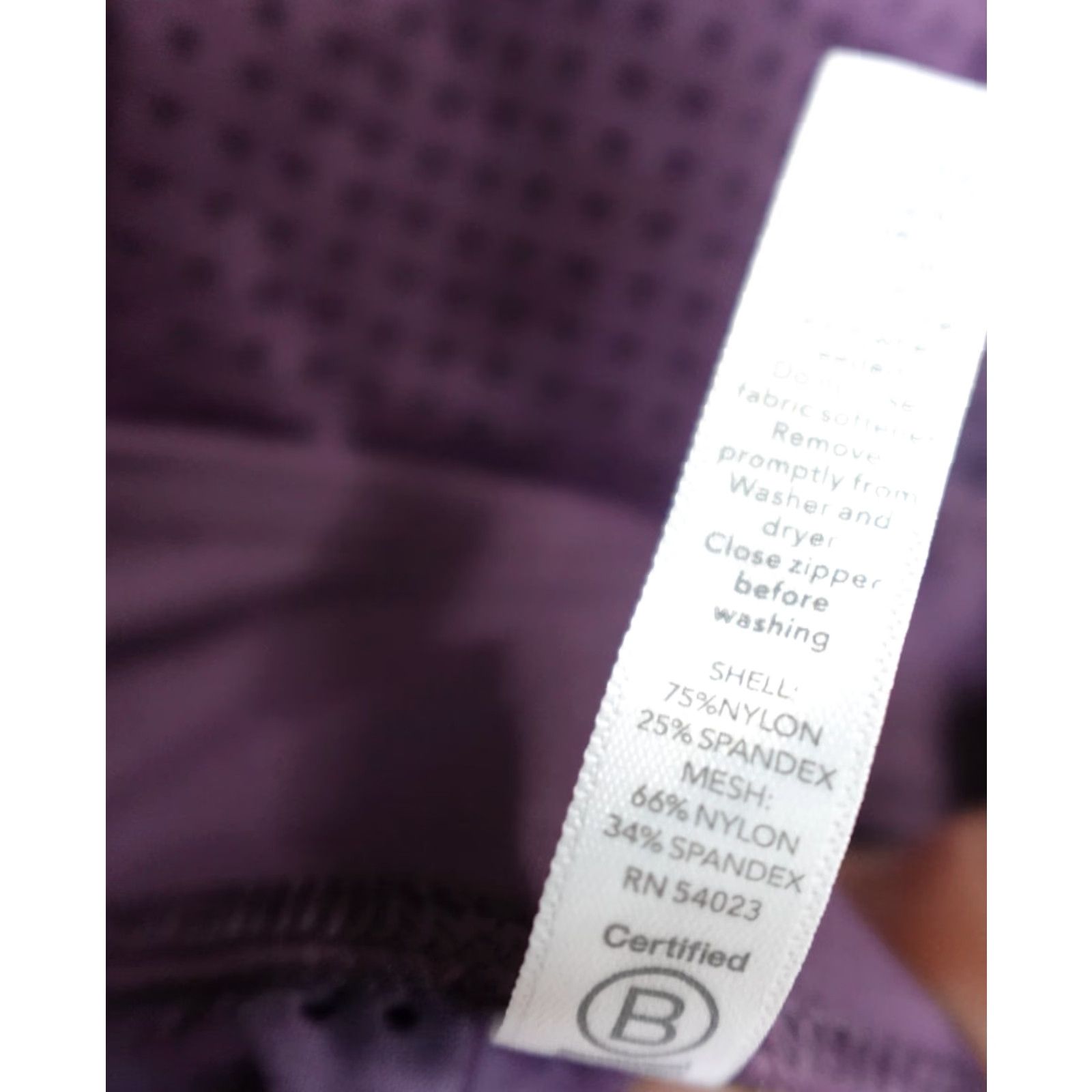 Athleta Athleta Tank Shirt Women XL Purple Hiit It 1/4 Zip Racerback Sleeveless Activewear Yoga Size XL / US 12-14 / IT 48-50 - 4 Thumbnail