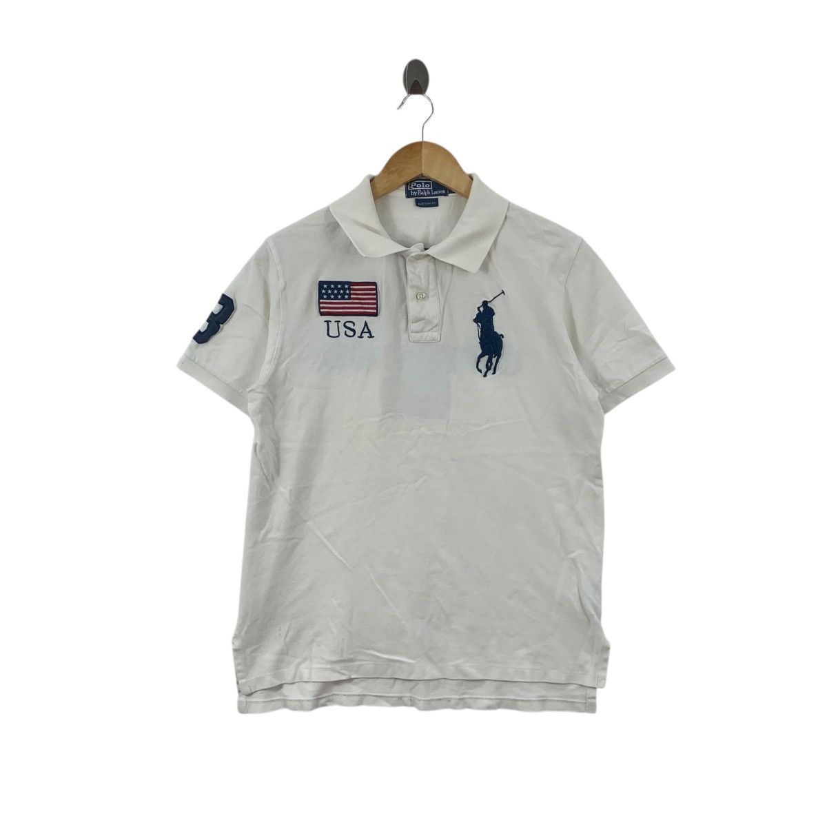 Polo Ralph Lauren Vintage POLO RALPH LAUREN Team USA Flag Tee Shirt Top Size M / US 6-8 / IT 42-44 - 1 Thumbnail