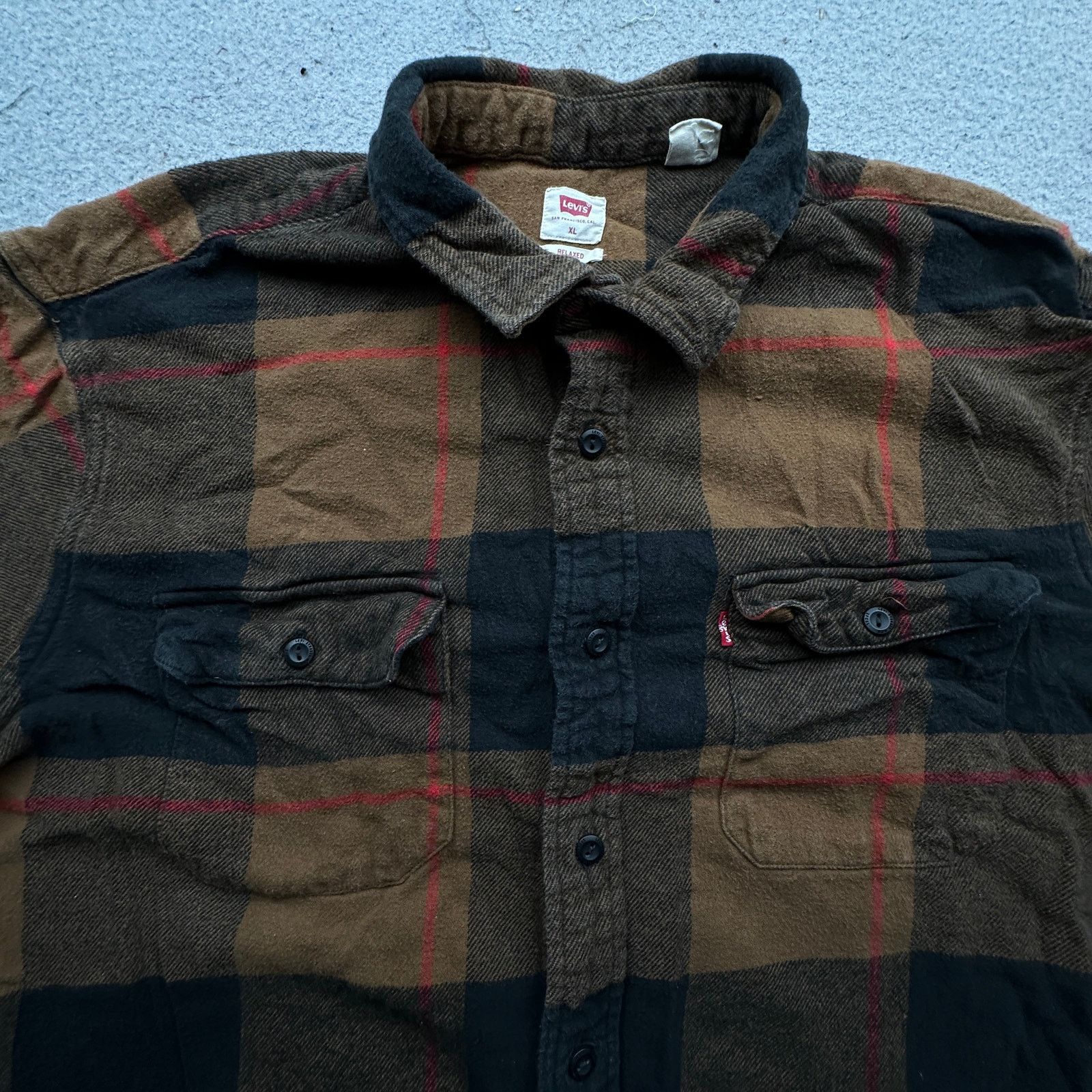 Levi's Levis Classic Worker Overshirt Godlisch Flannel Men XL Size US XL / EU 56 / 4 - 10 Thumbnail